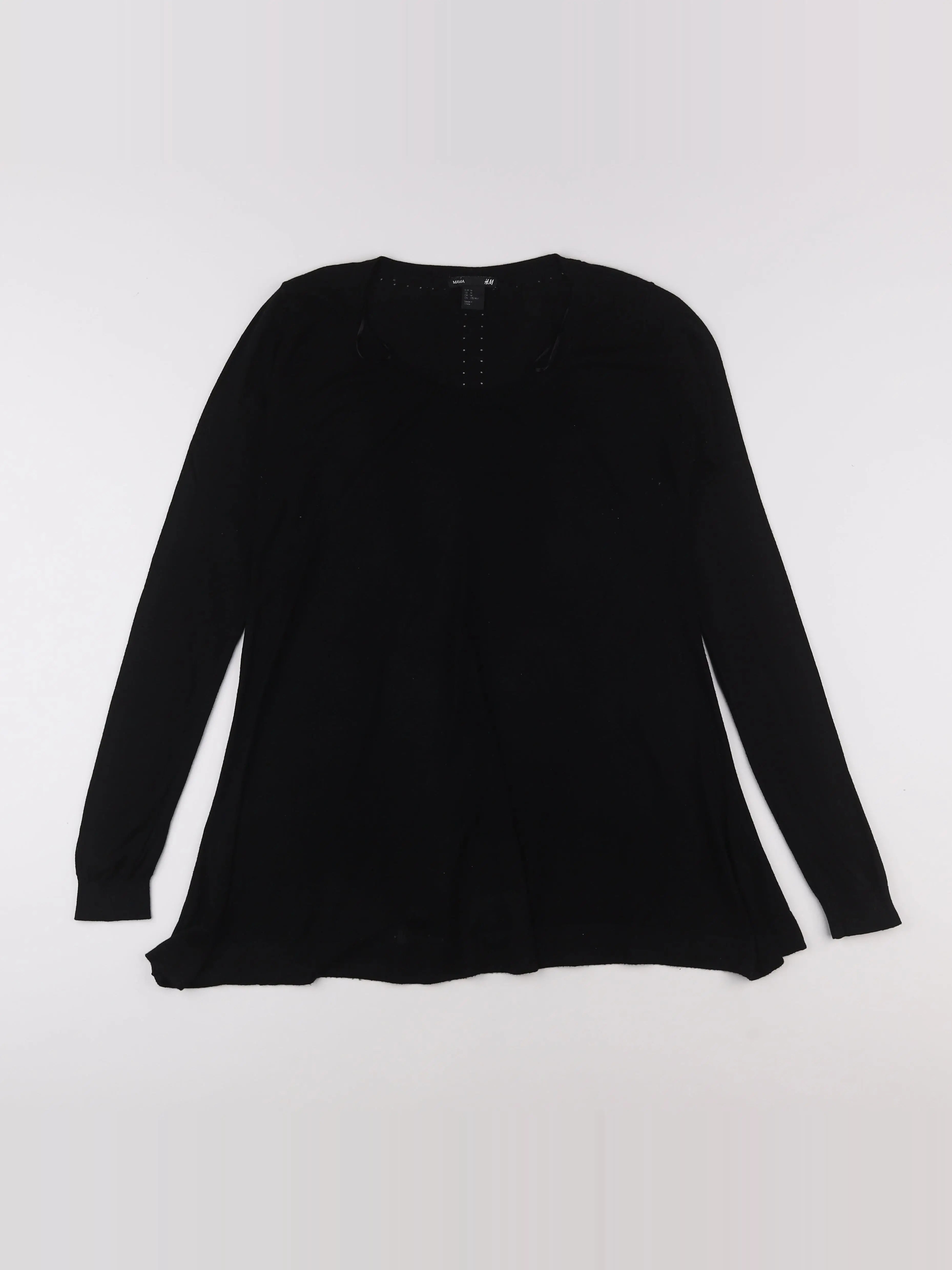 H&M - pull grossesse noir - 38