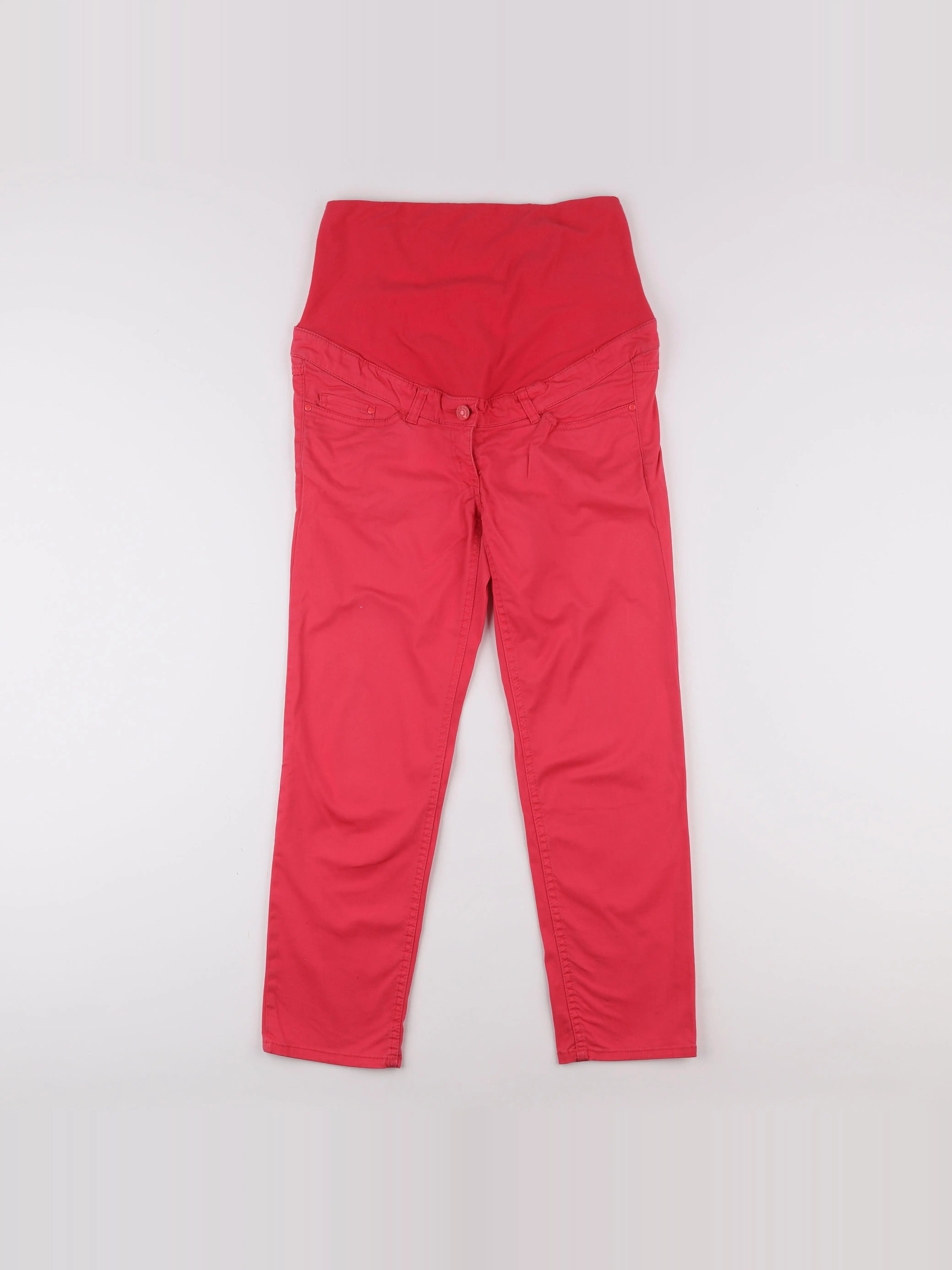 H&M - pantalon grossesse rose - 36