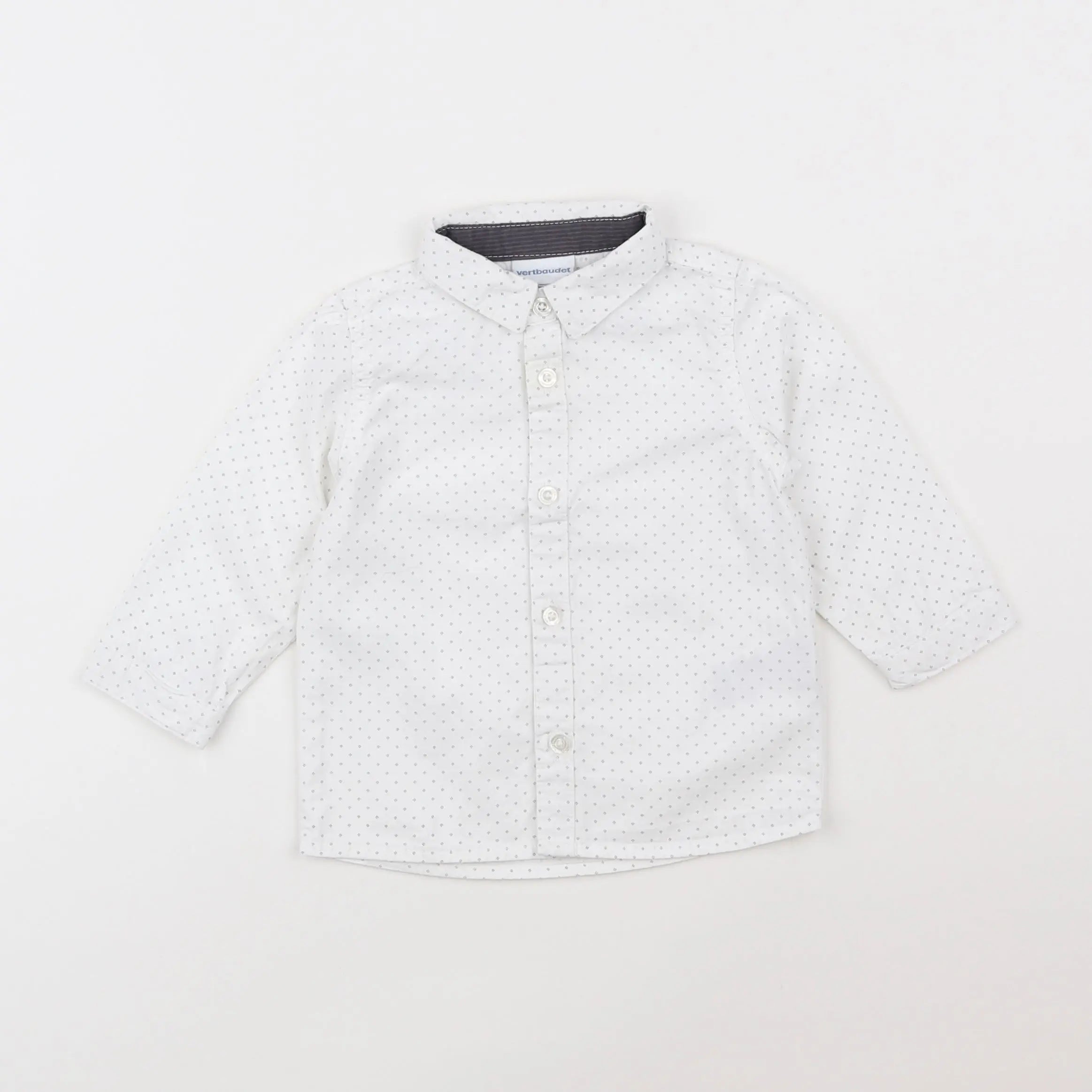 Vertbaudet - chemise blanc - 12 mois