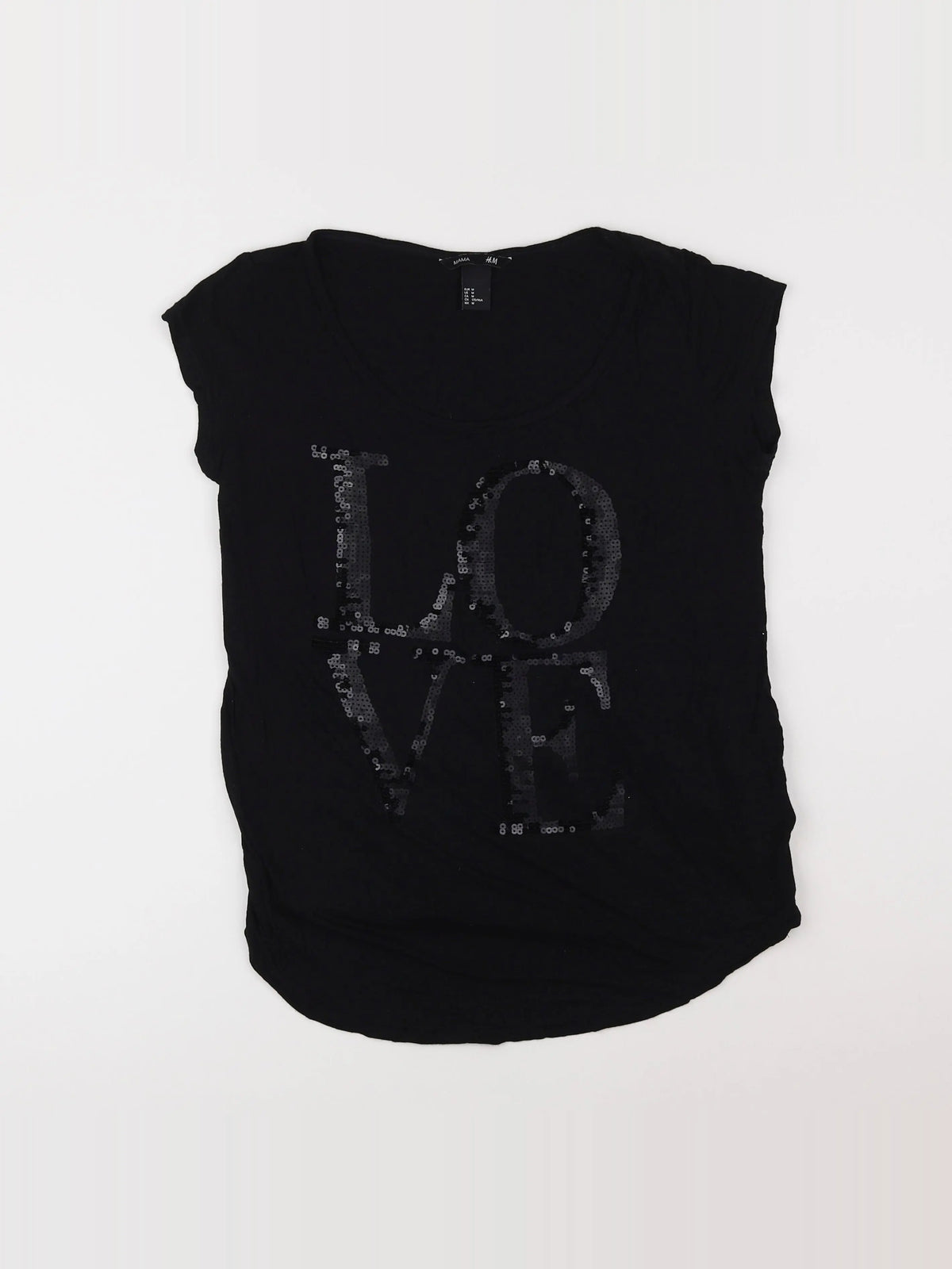 H&M - tee-shirt grossesse noir - 40 à 42
