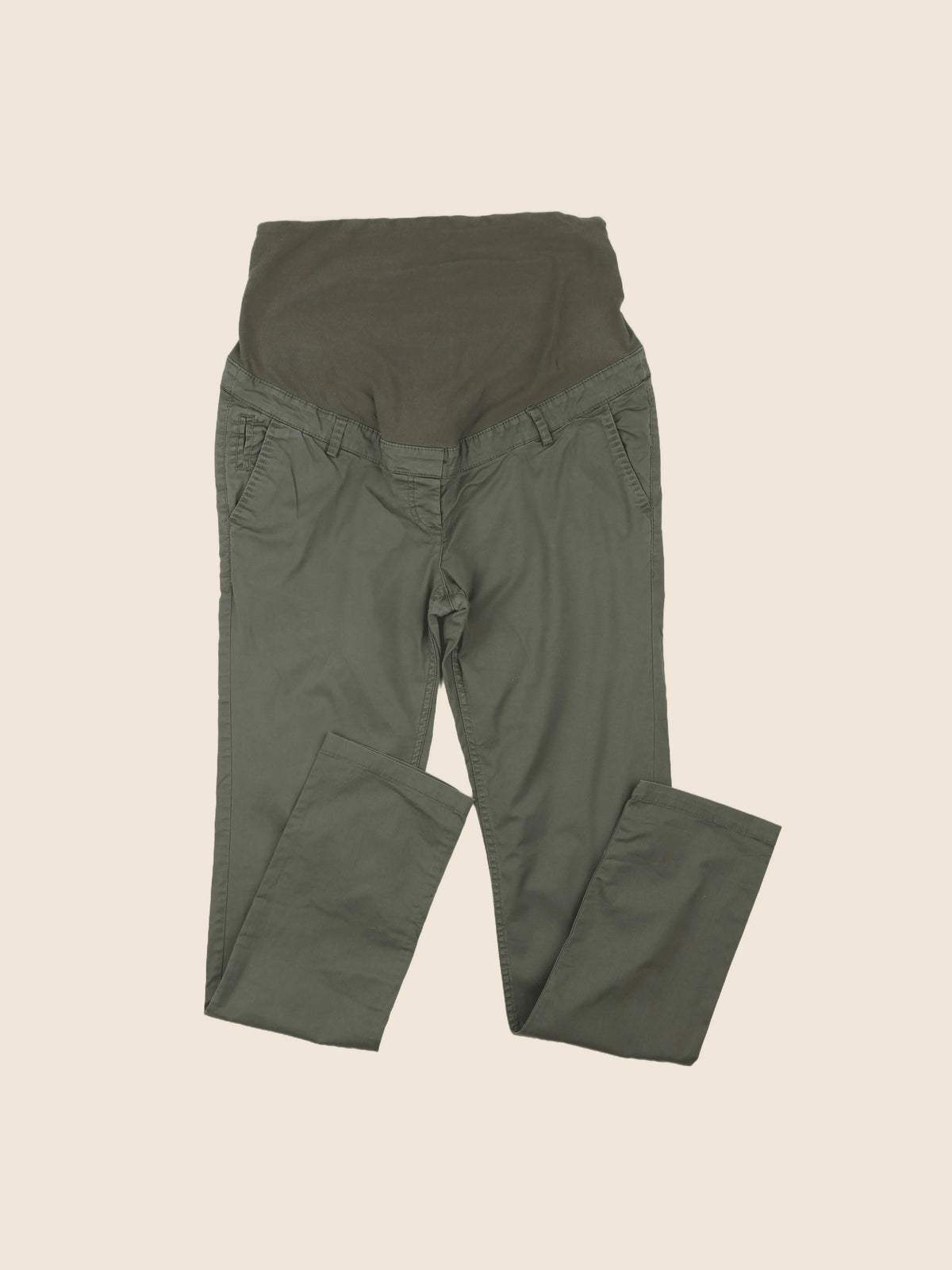 H&M - pantalon grossesse vert - 44