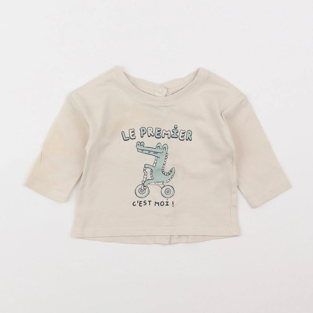 Vertbaudet - tee-shirt blanc - 3 mois