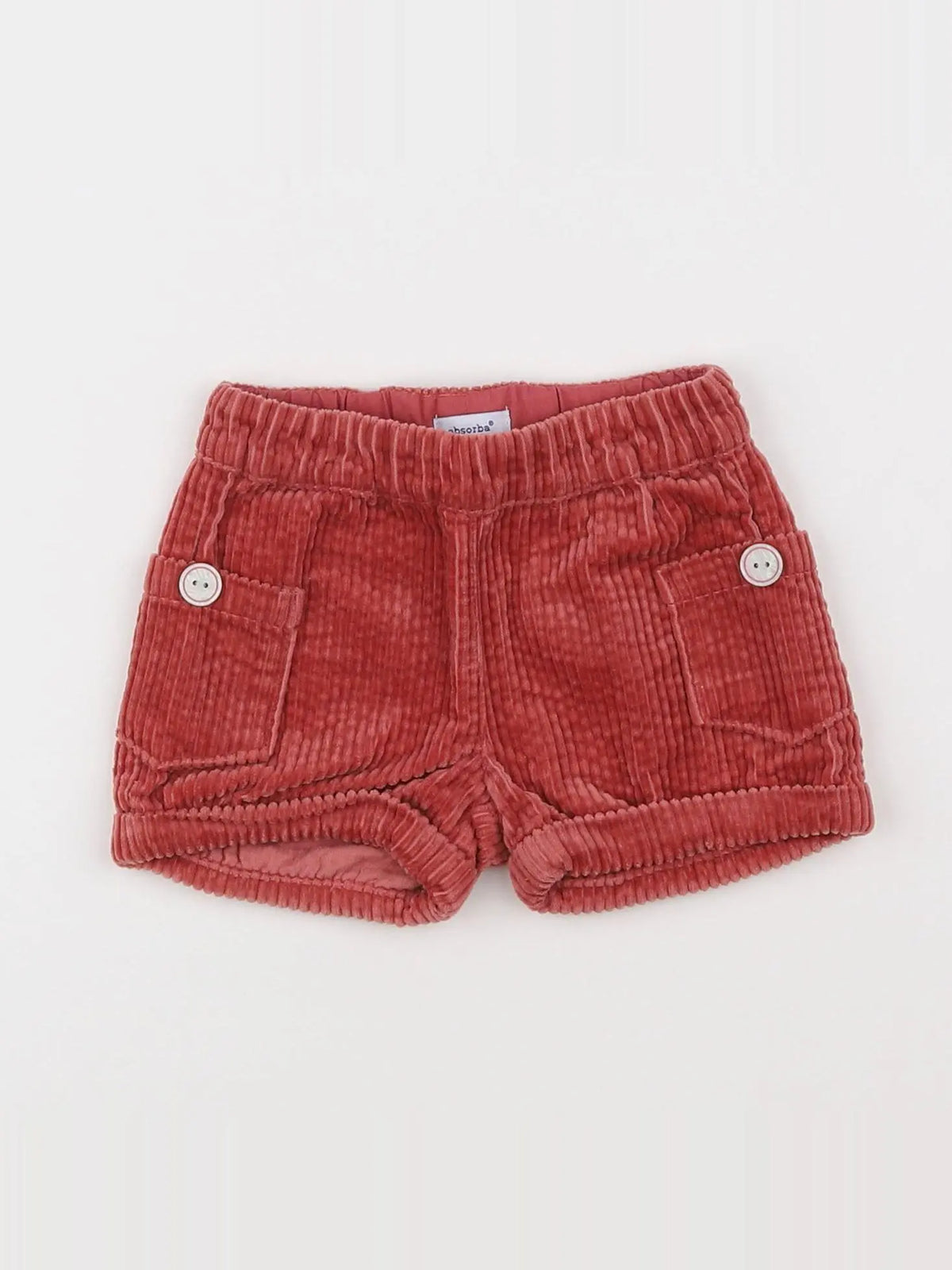 Absorba - short rouge - 6 mois