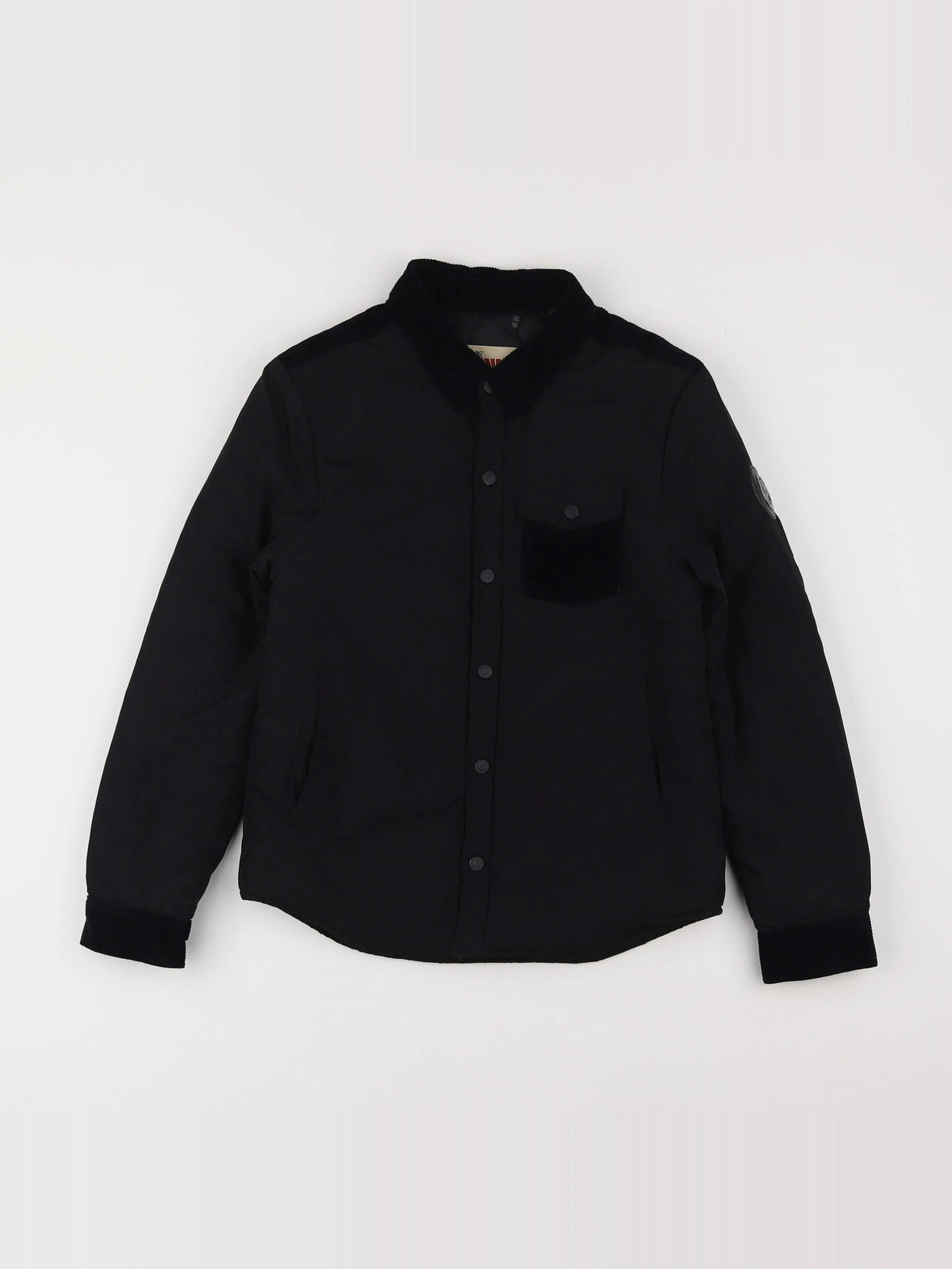 IKKS - veste simili cuir noir - 10 ans