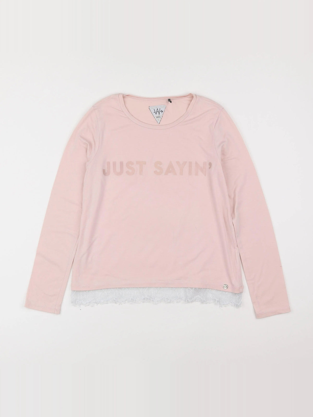 IKKS - tee-shirt rose - 12 ans