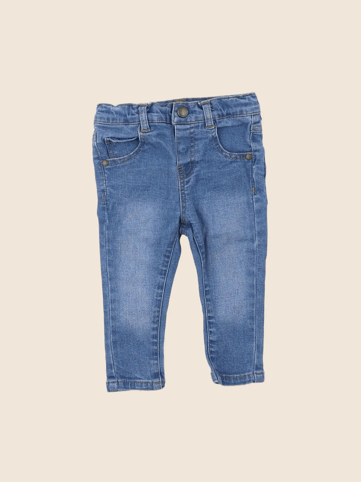 Vertbaudet - jean bleu - 9 mois