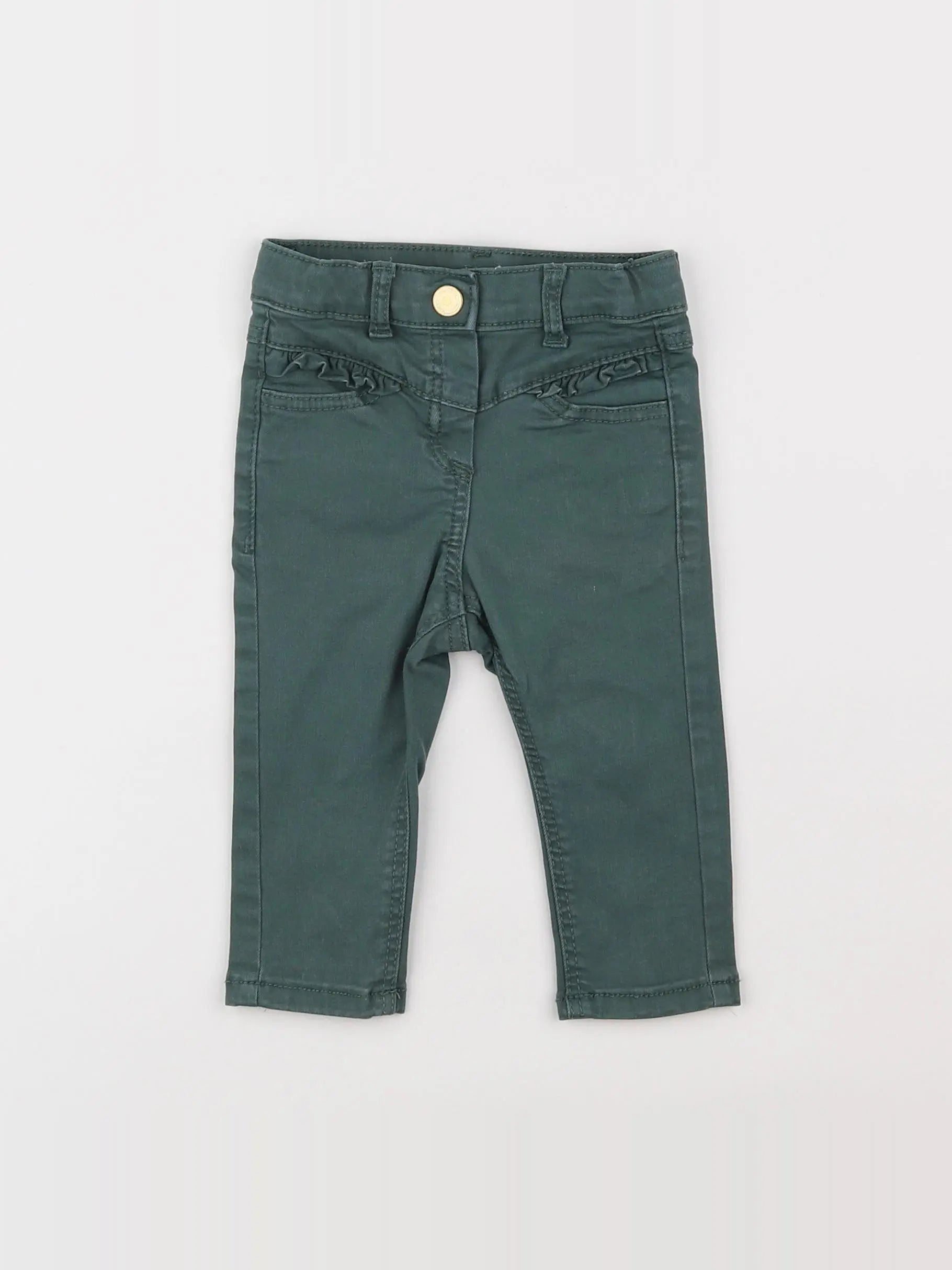 Tape à l'oeil - pantalon vert - 9 mois