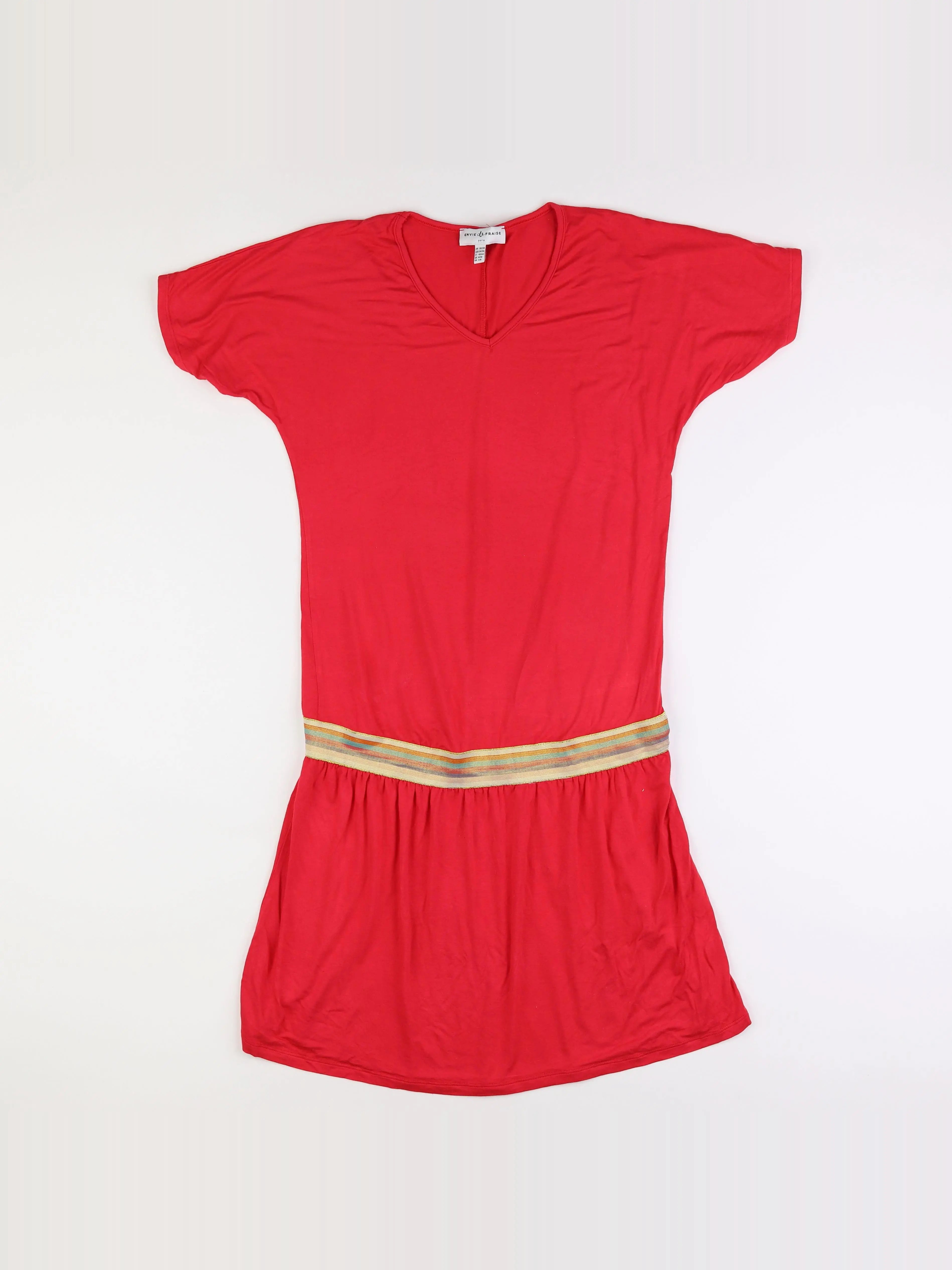 Envie de fraise - robe grossesse rouge - 36 à 38