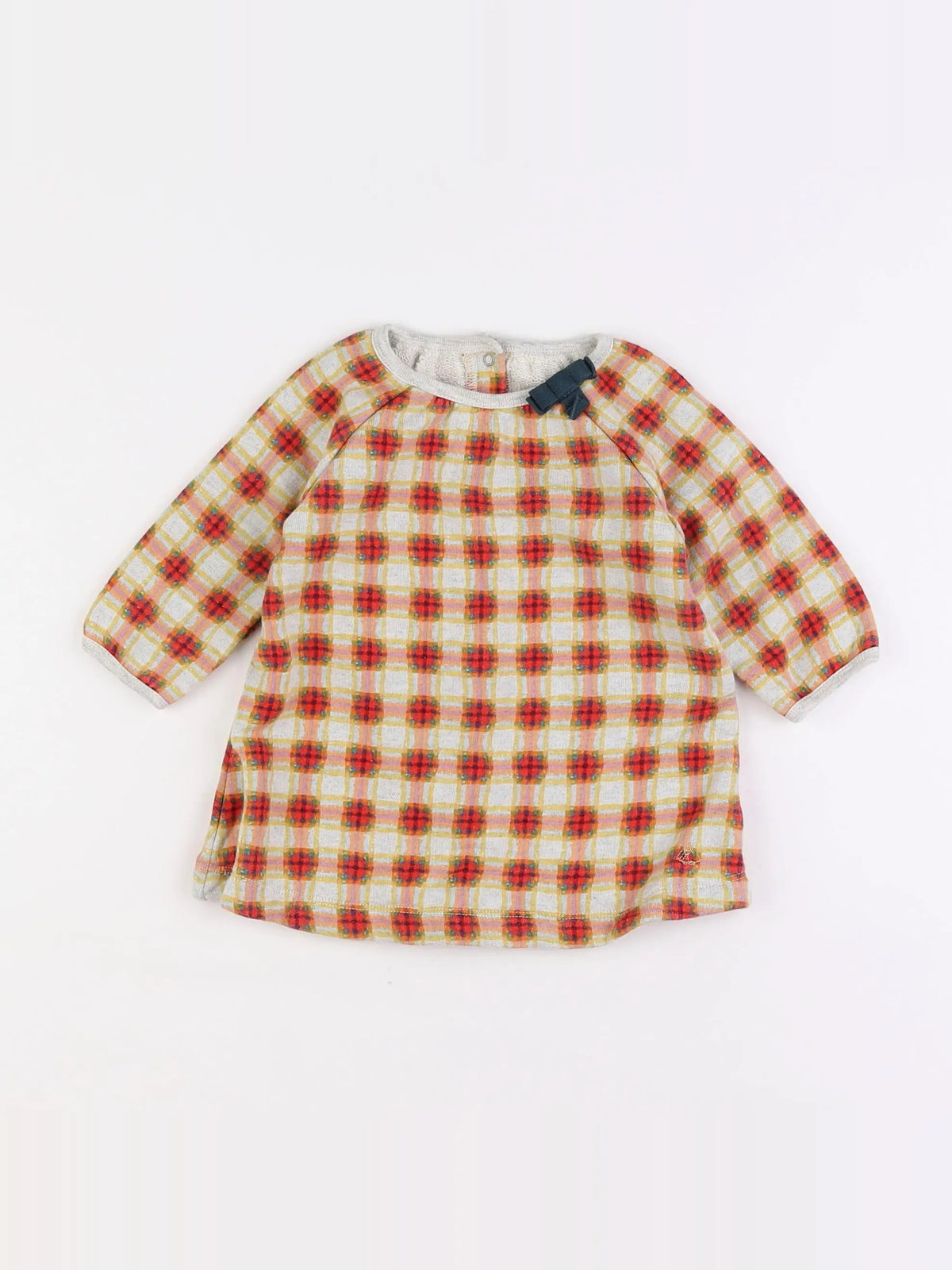 Petit Bateau - robe multicolore - 6 mois