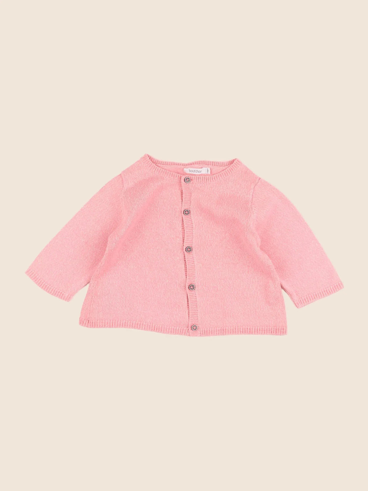 Boutchou - gilet rose - 6 mois
