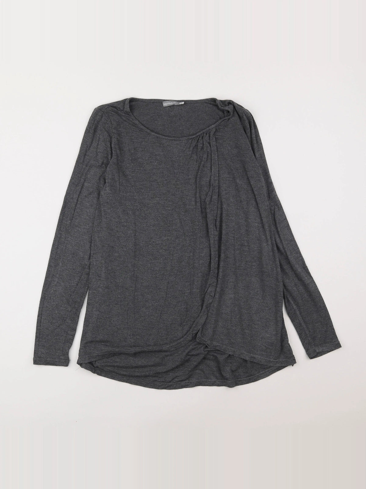 Vertbaudet - tee-shirt grossesse, allaitement gris - 34 à 36