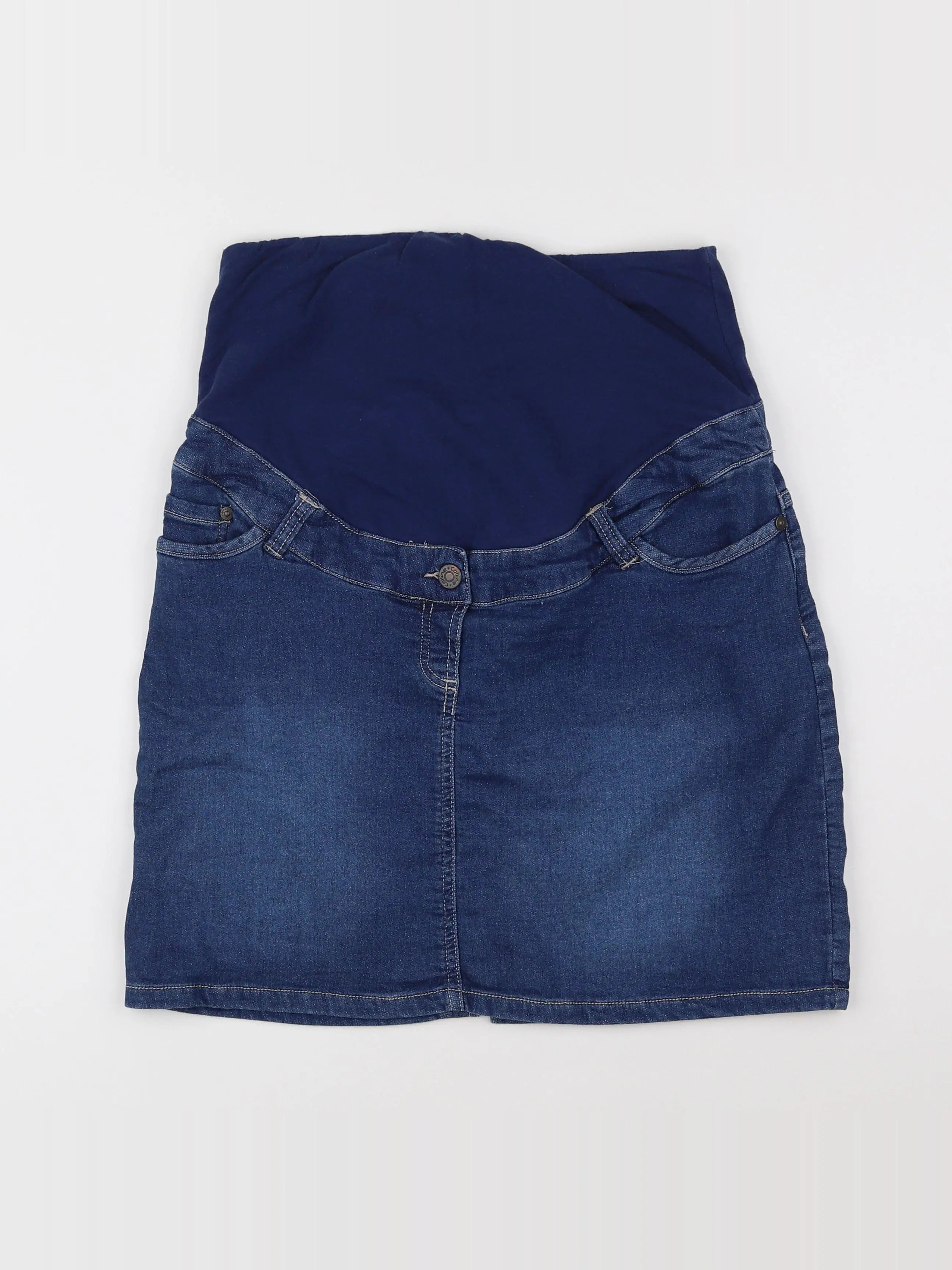 Vertbaudet - jupe grossesse bleu - 38
