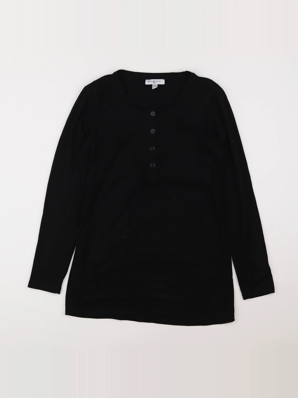 Envie de fraise - tee-shirt grossesse noir - 36 à 38