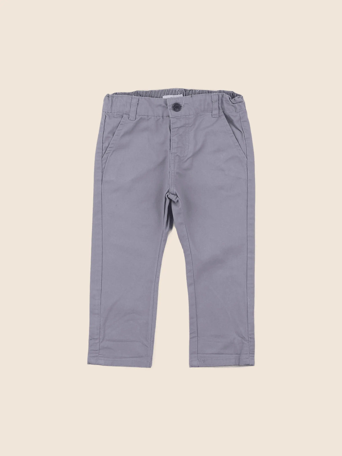 Vertbaudet - pantalon gris - 12 mois