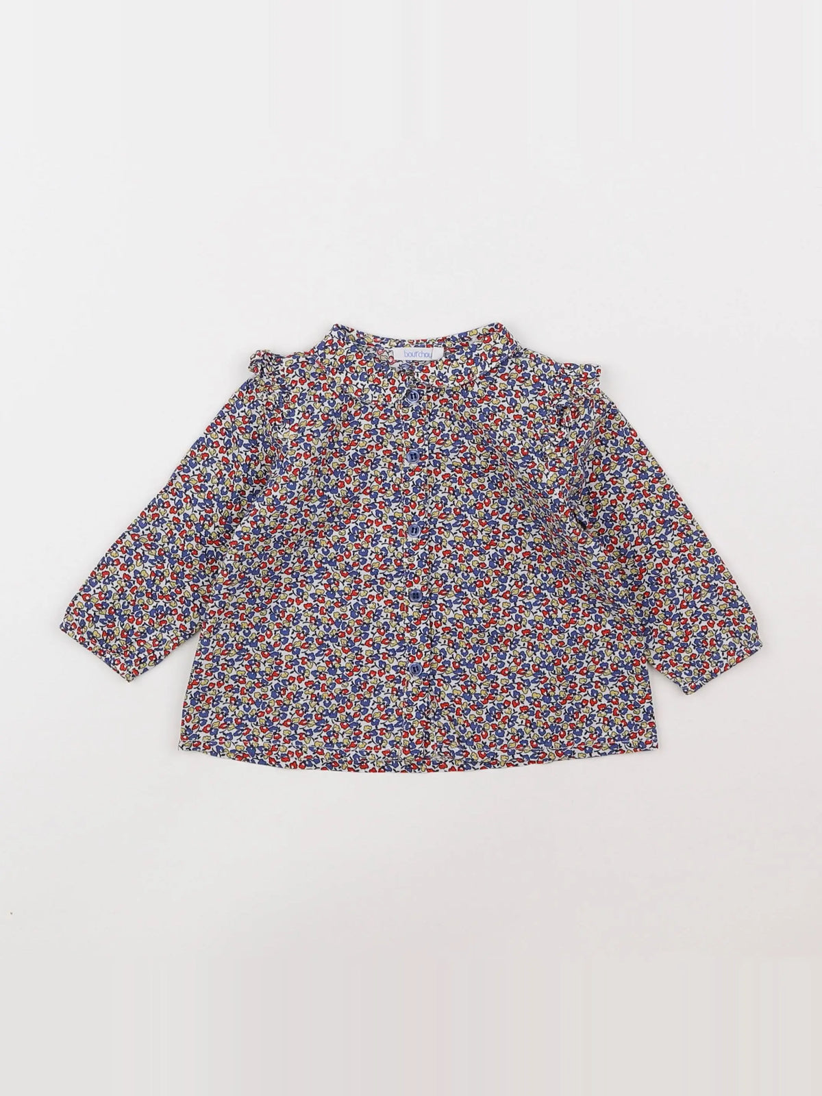 Boutchou - blouse multicolore - 6 mois