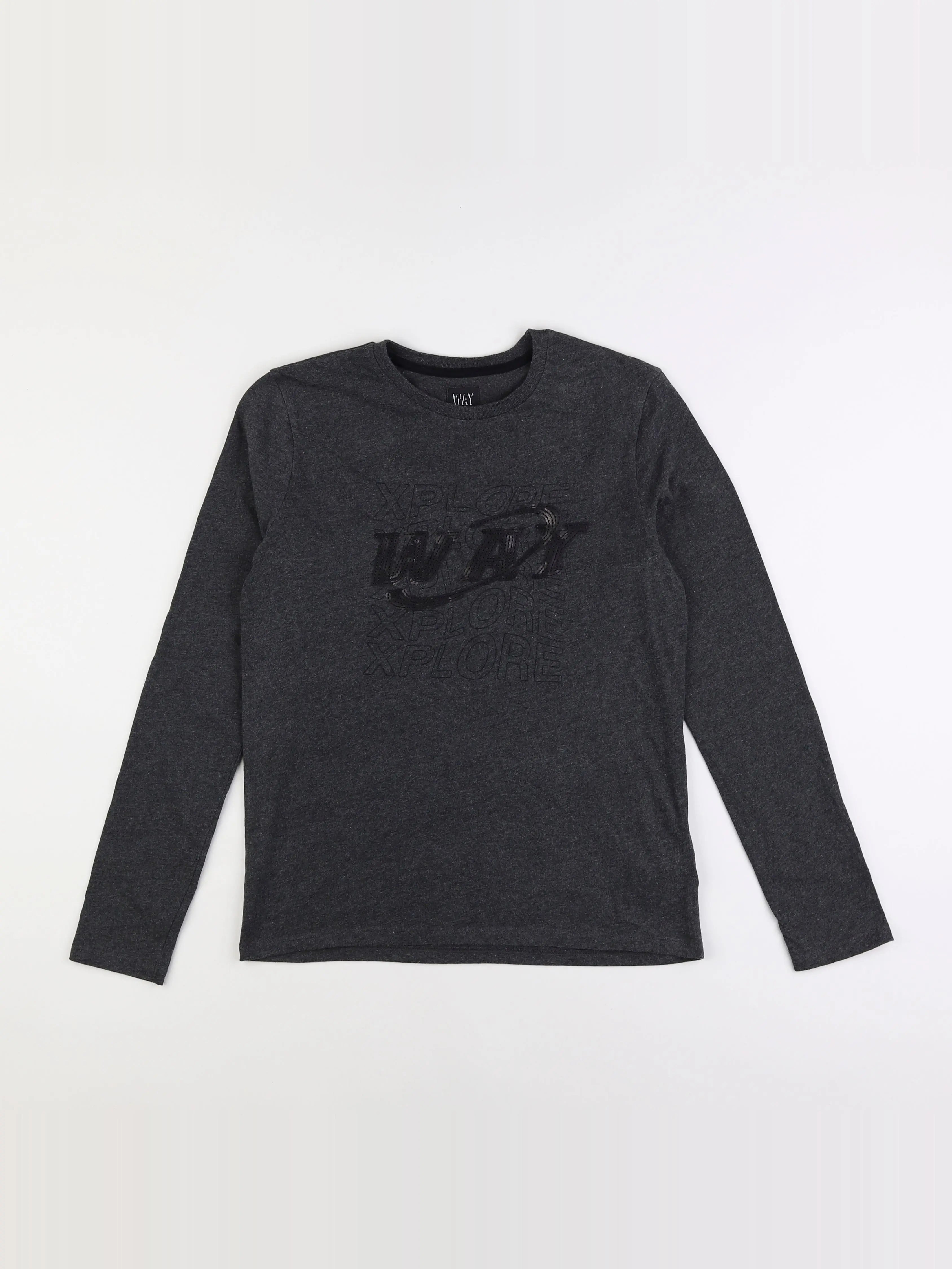 IKKS - tee-shirt gris - 14 ans