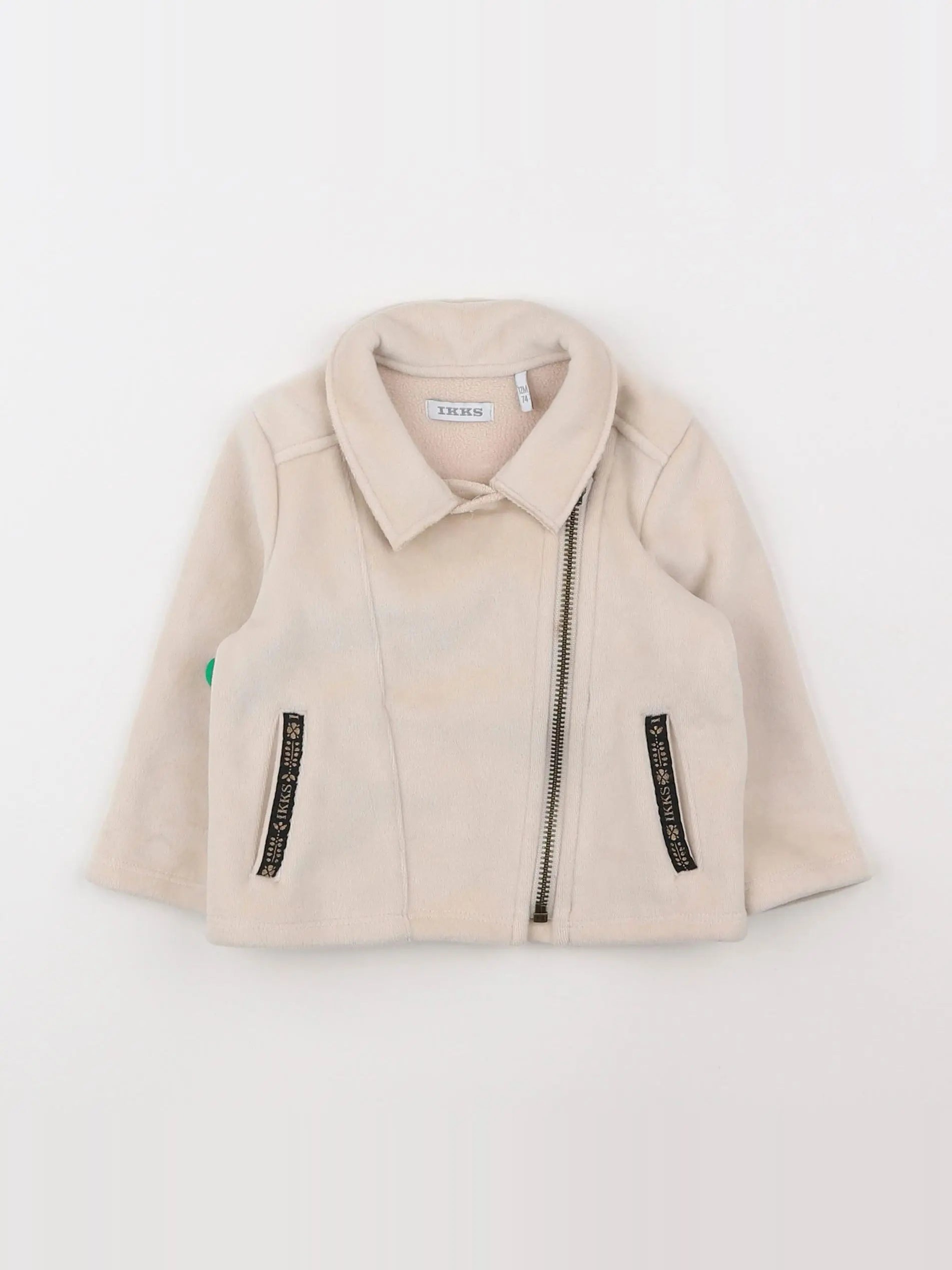 IKKS - veste beige - 12 mois