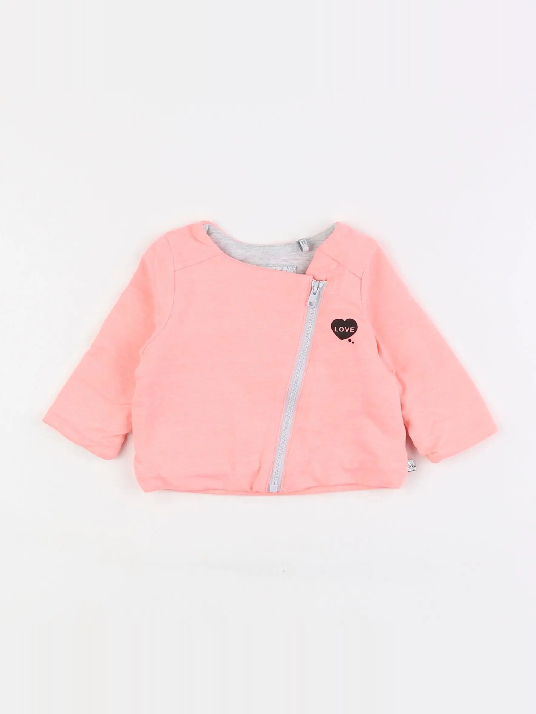 IKKS - sweat rose - 6 mois
