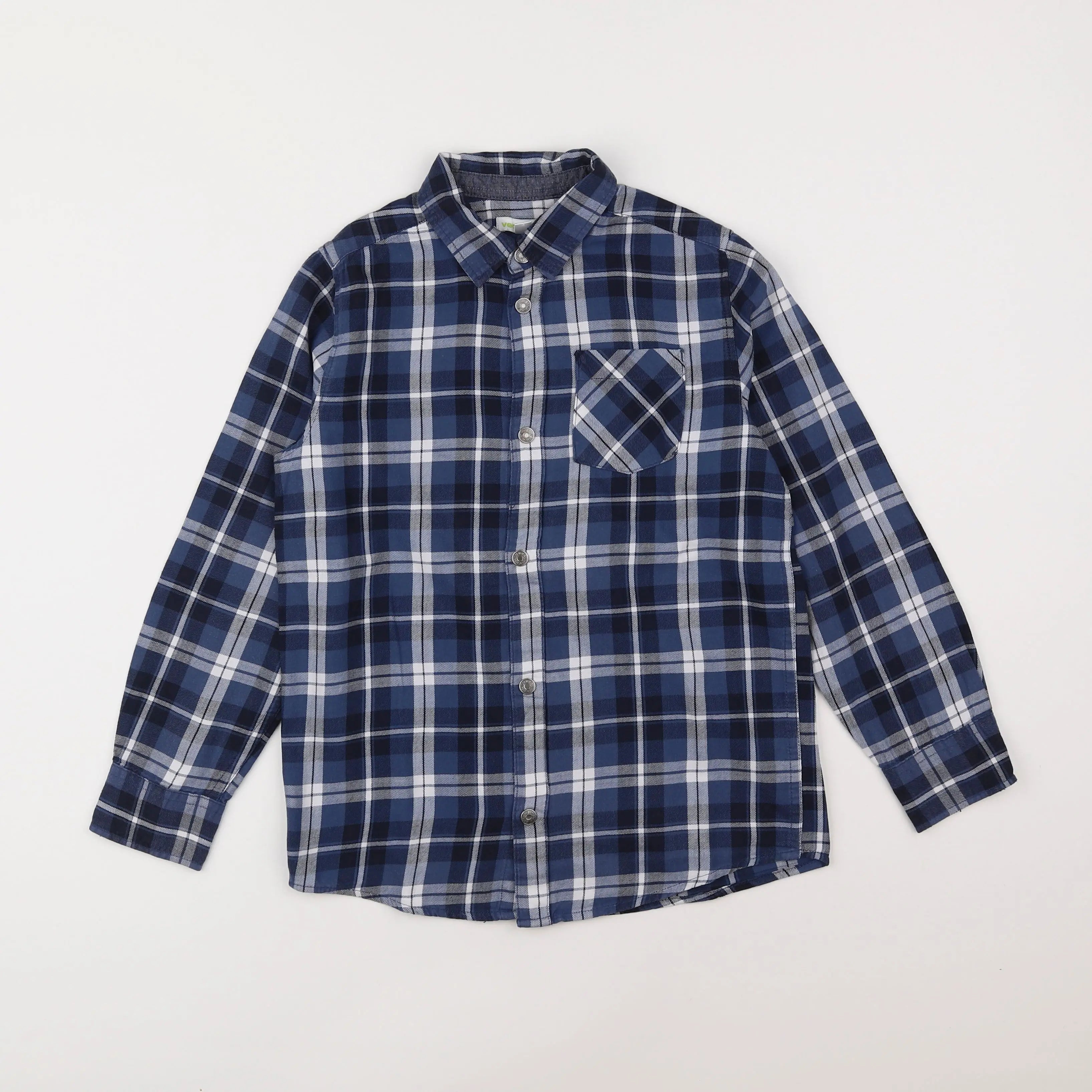Vertbaudet - chemise bleu - 10 ans