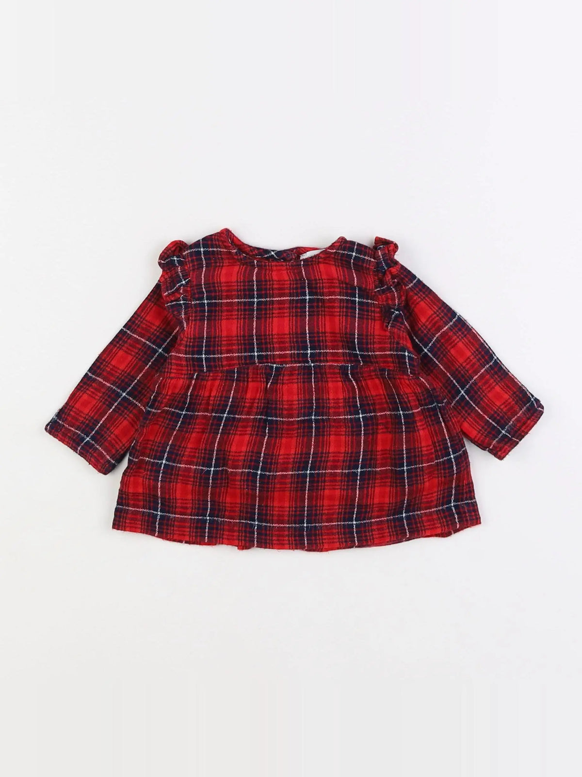 Vertbaudet - blouse rouge - 3 mois