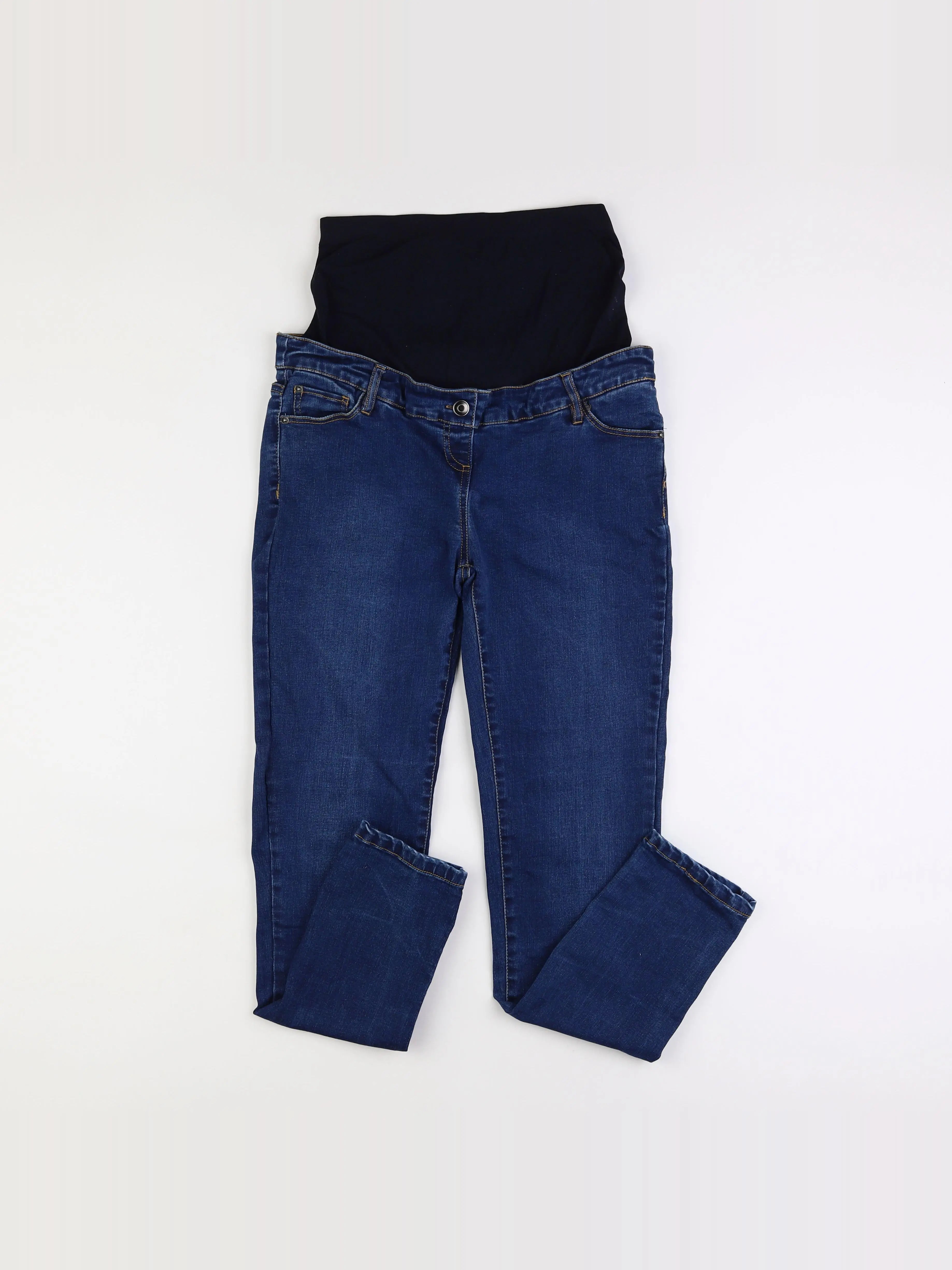 Vertbaudet - jean grossesse bleu - 44