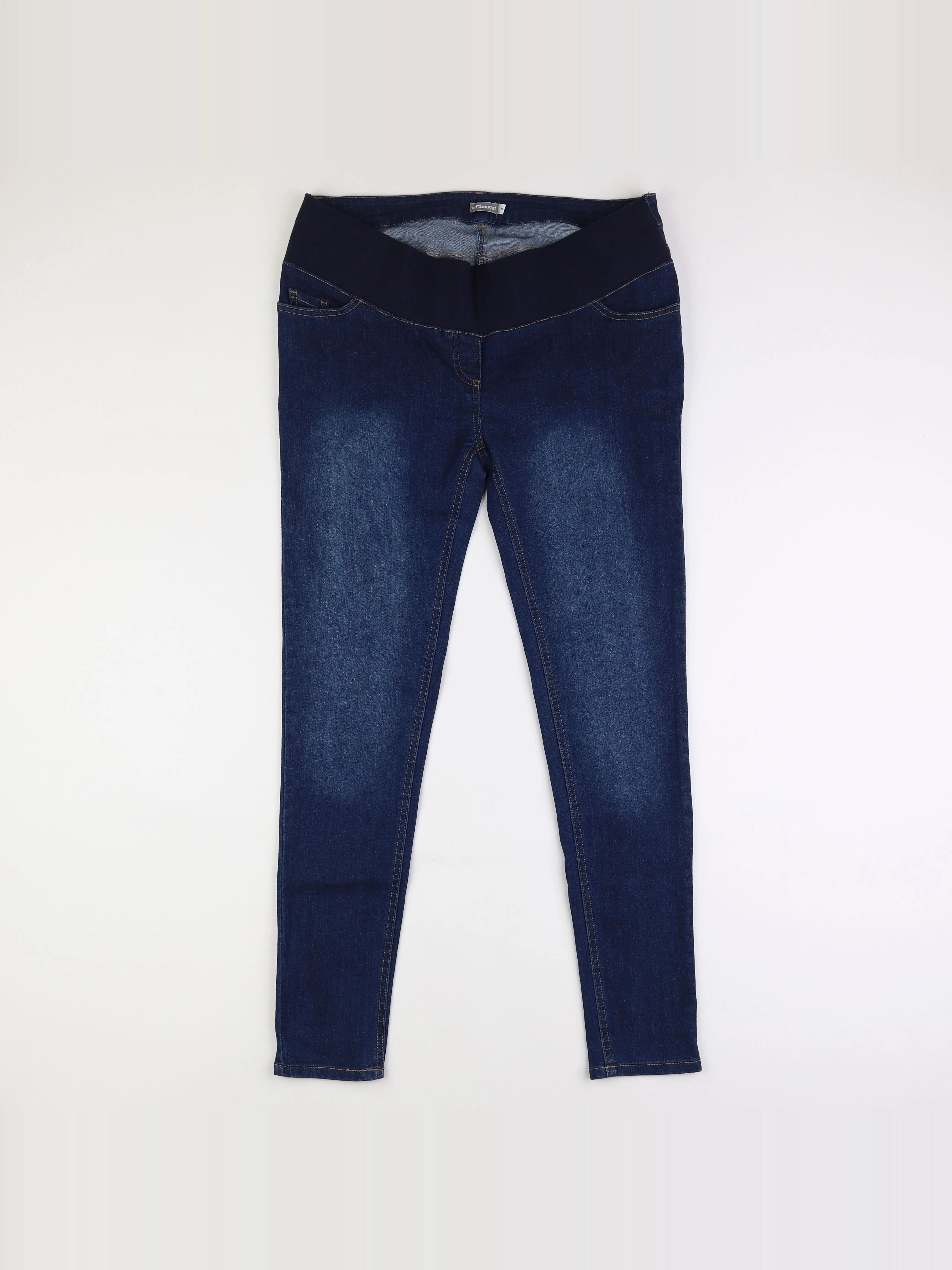 Vertbaudet - jean grossesse bleu - 46