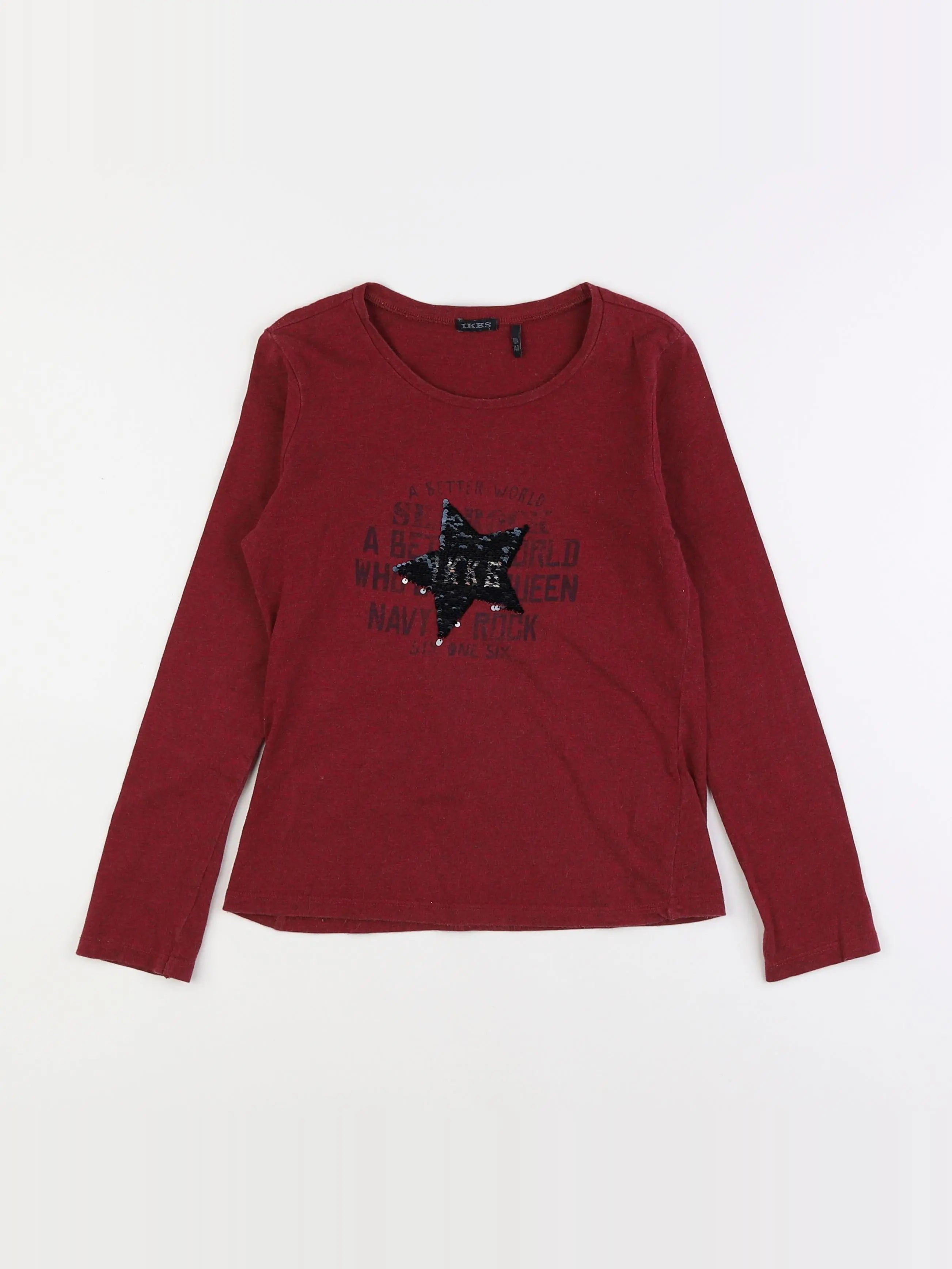 IKKS - tee-shirt rouge - 10 ans