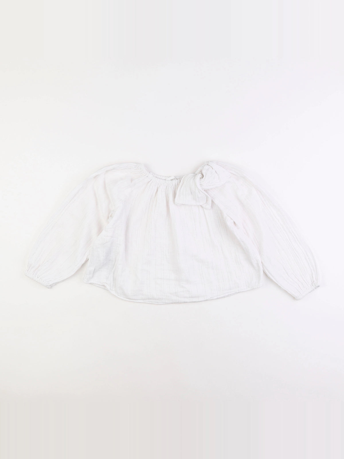 Mango - blouse blanc, or - 6 ans