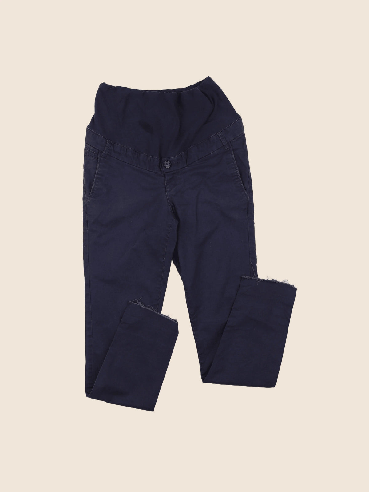 H&M - pantalon grossesse bleu - 34