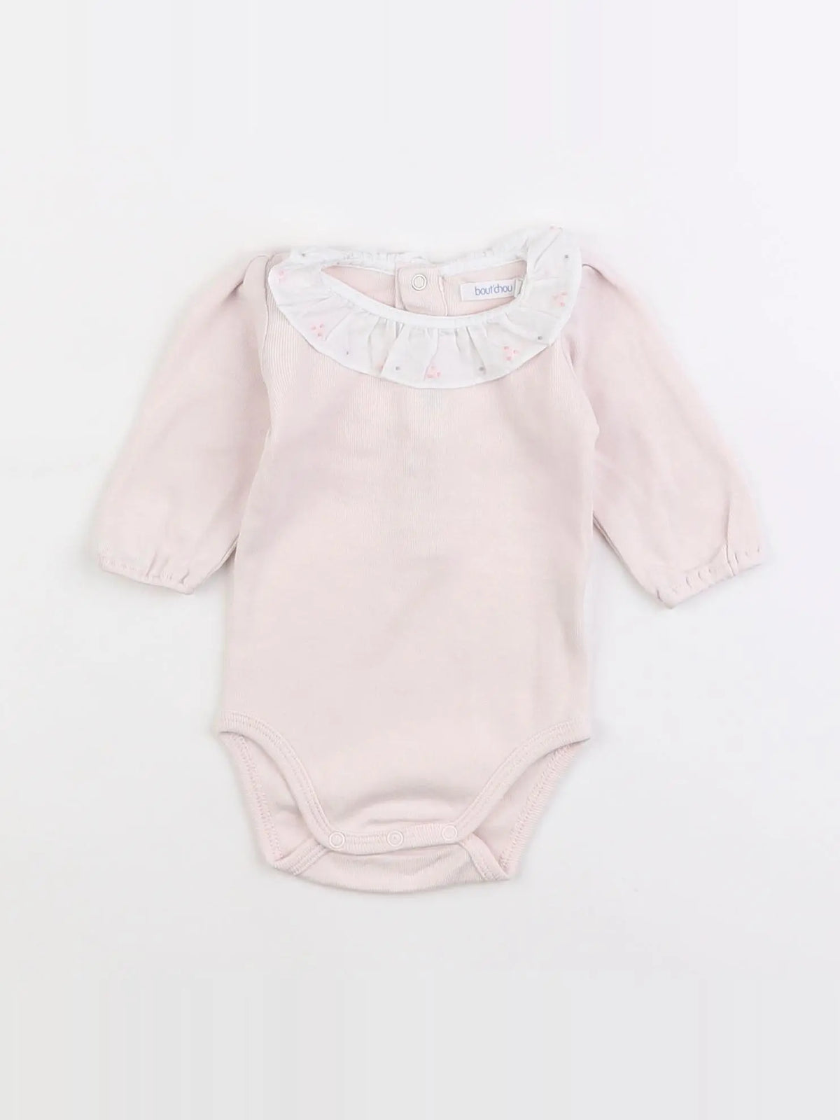 Boutchou - body à col rose - 3 mois