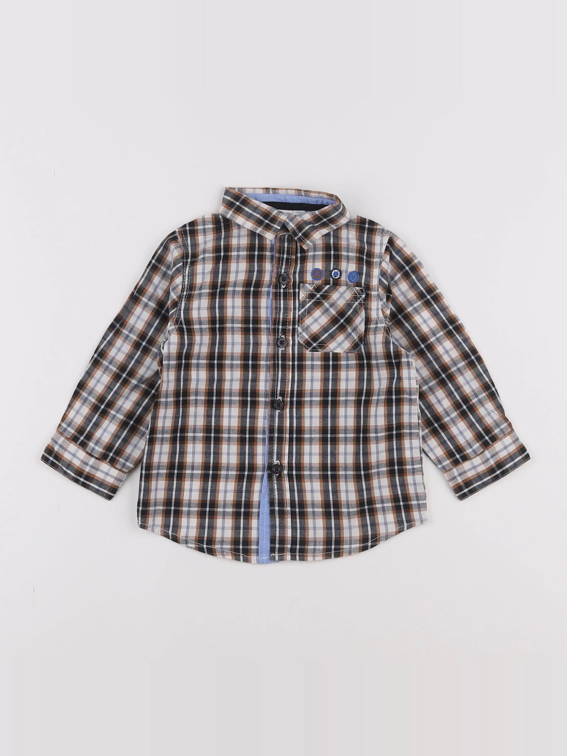 Cadet Rousselle - chemise multicolore - 12 mois