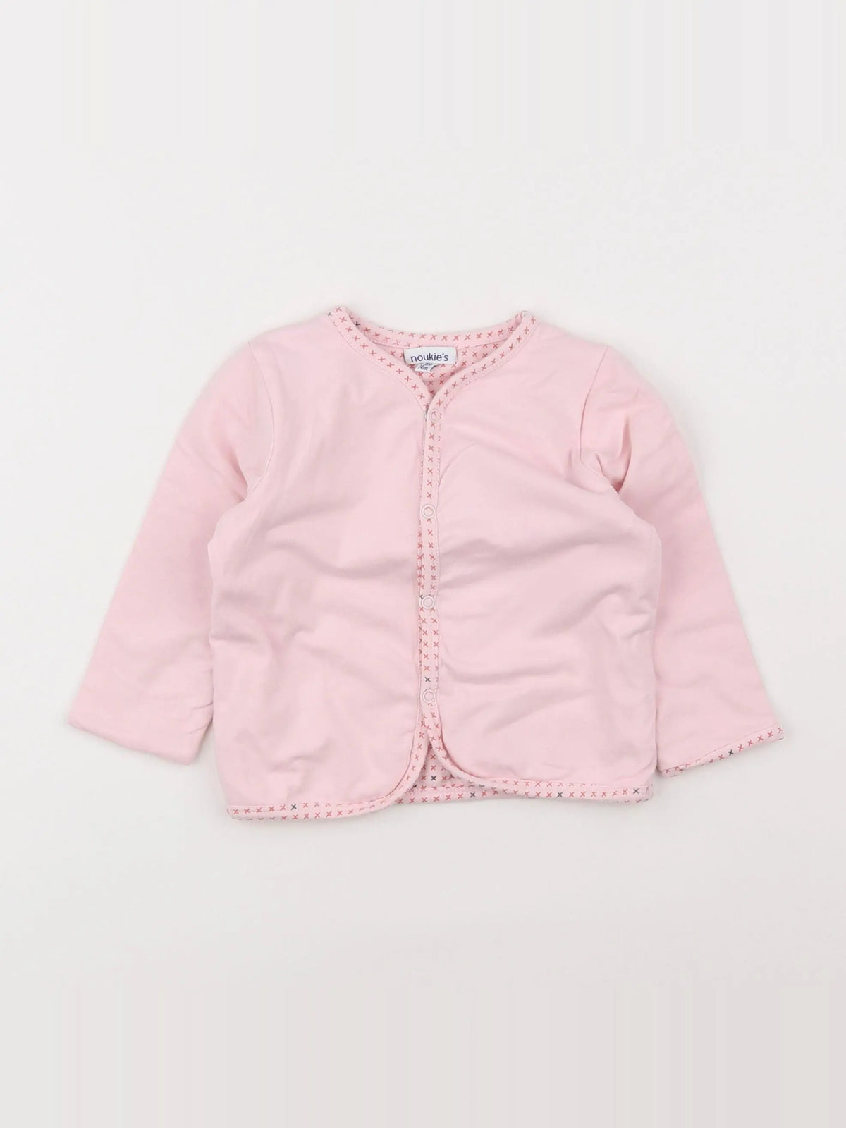 Noukie's - gilet rose - 9 mois