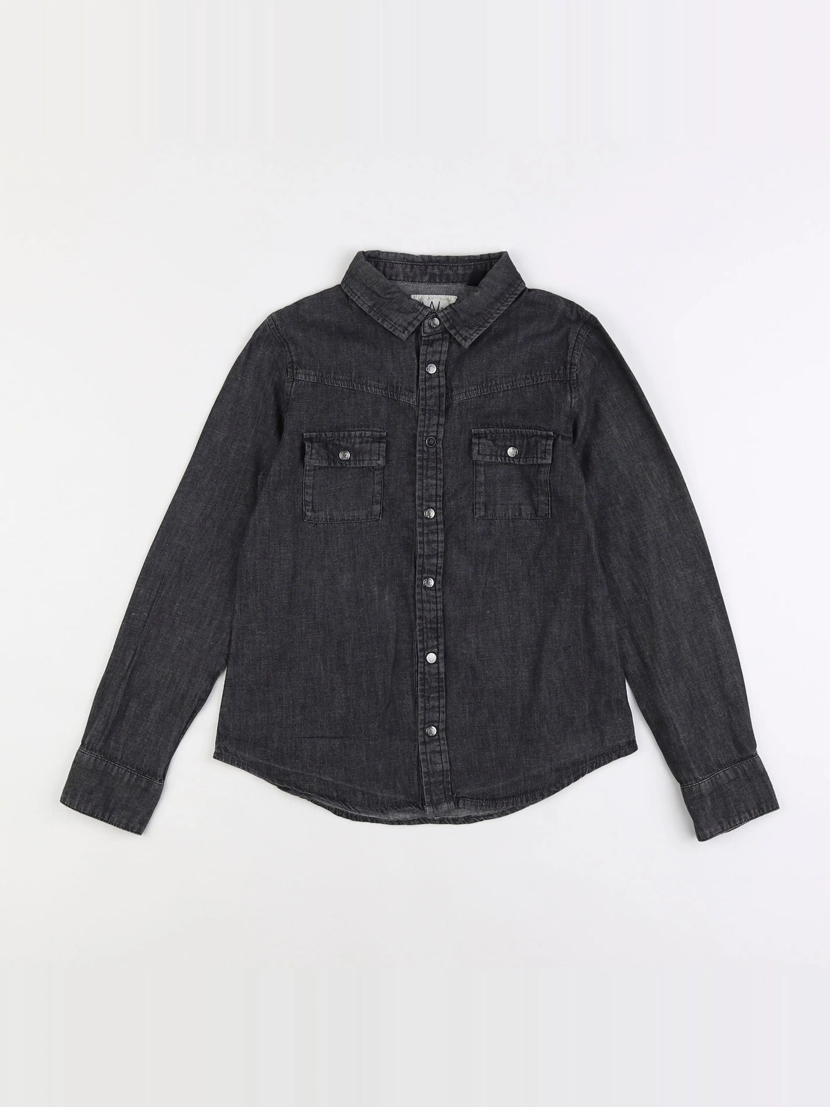 IKKS - chemise imprimé au dos noir - 10 ans