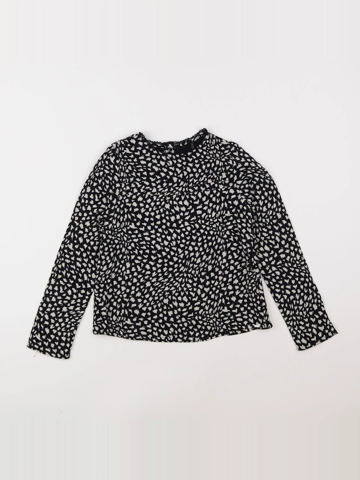 IKKS - blouse noir - 8 ans