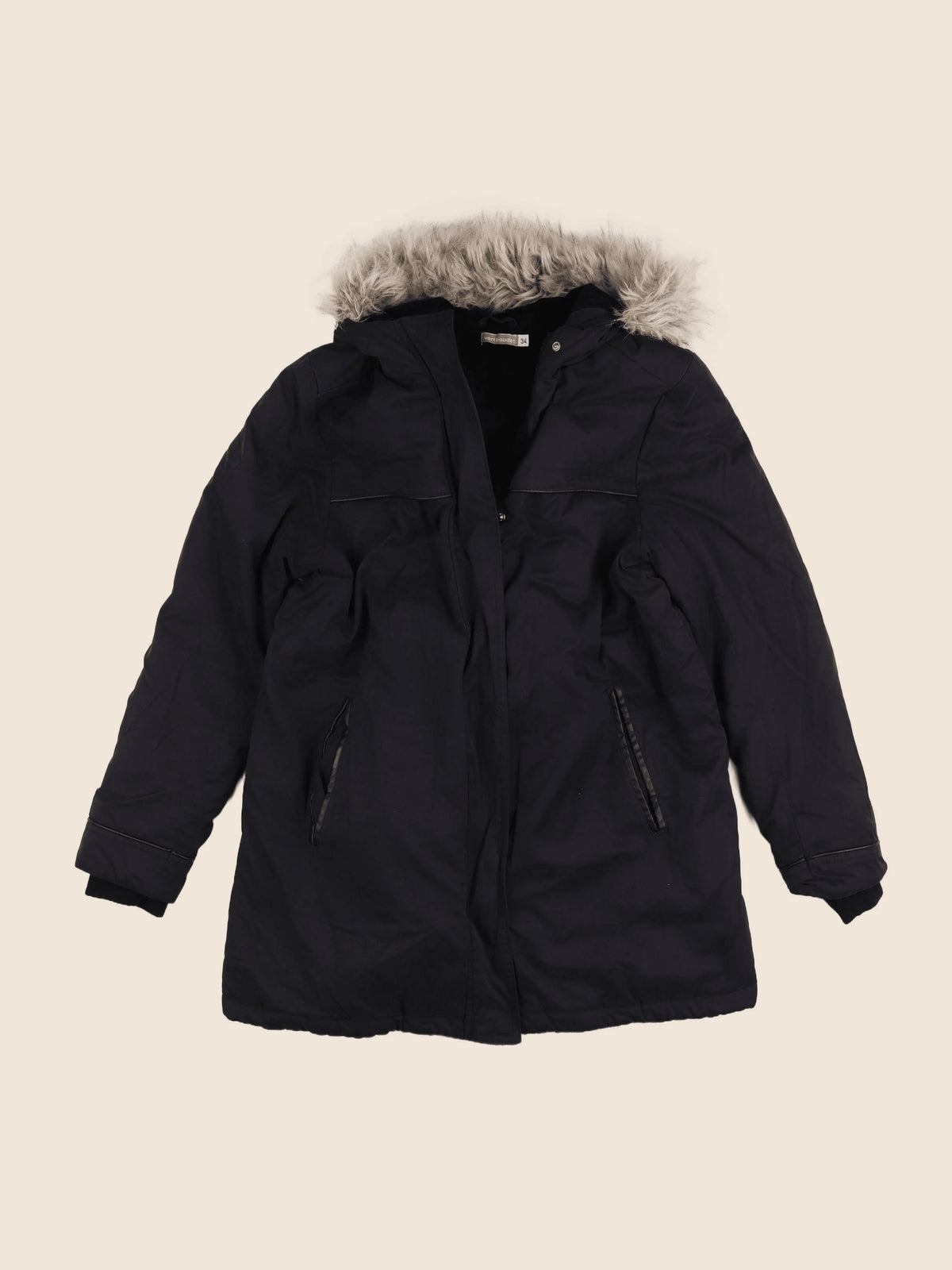 Vertbaudet - manteau grossesse noir - 34