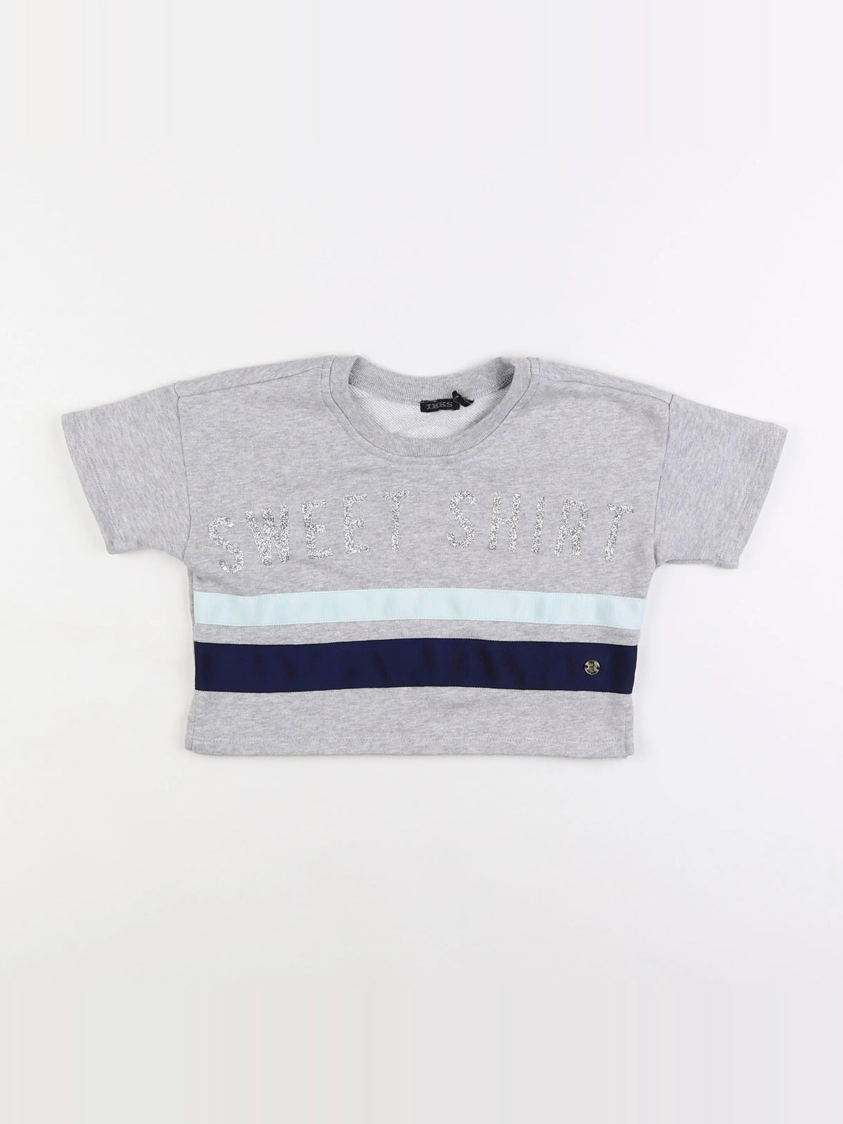 IKKS - sweat gris - 6 ans