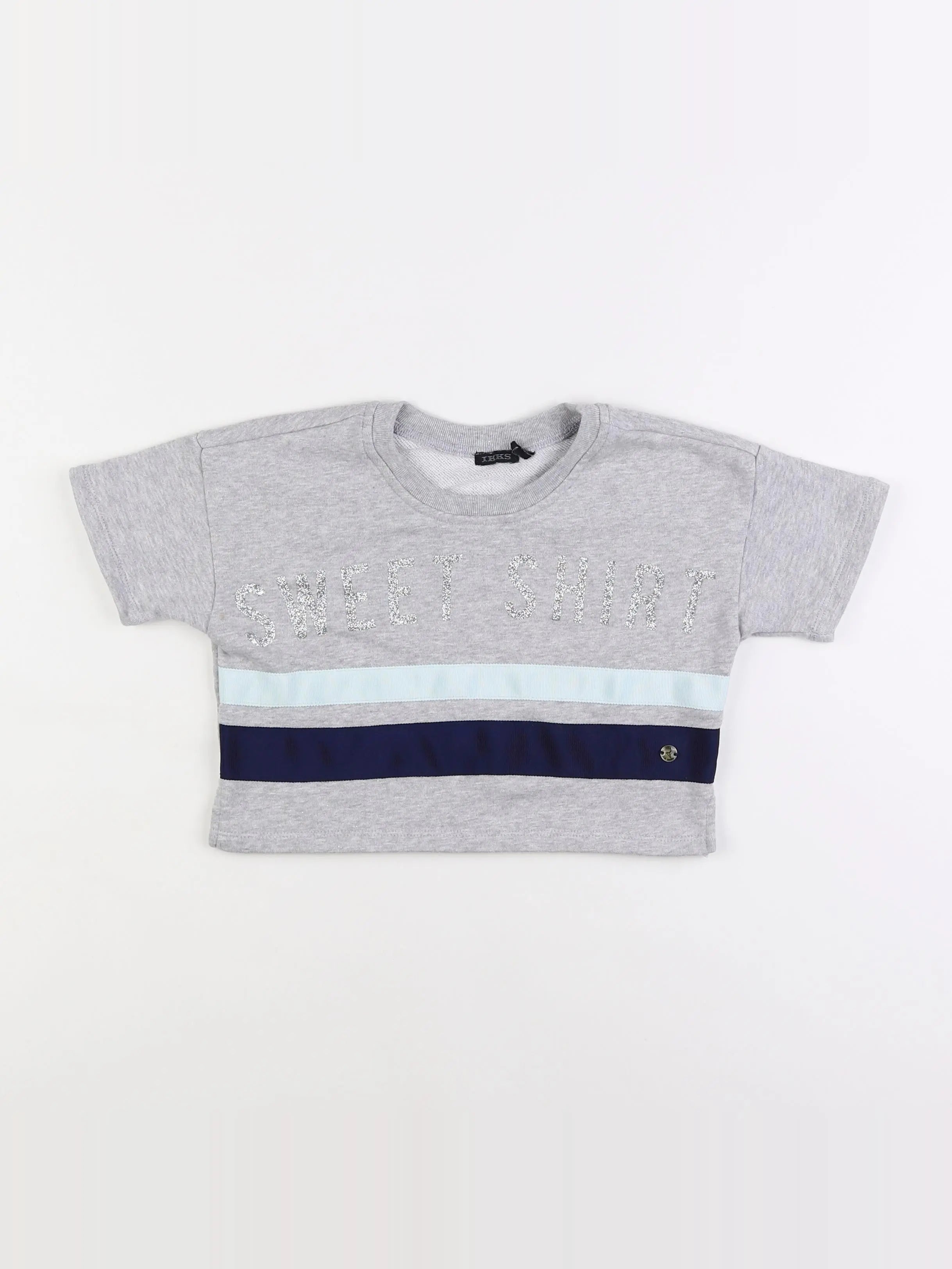 IKKS - sweat gris - 6 ans