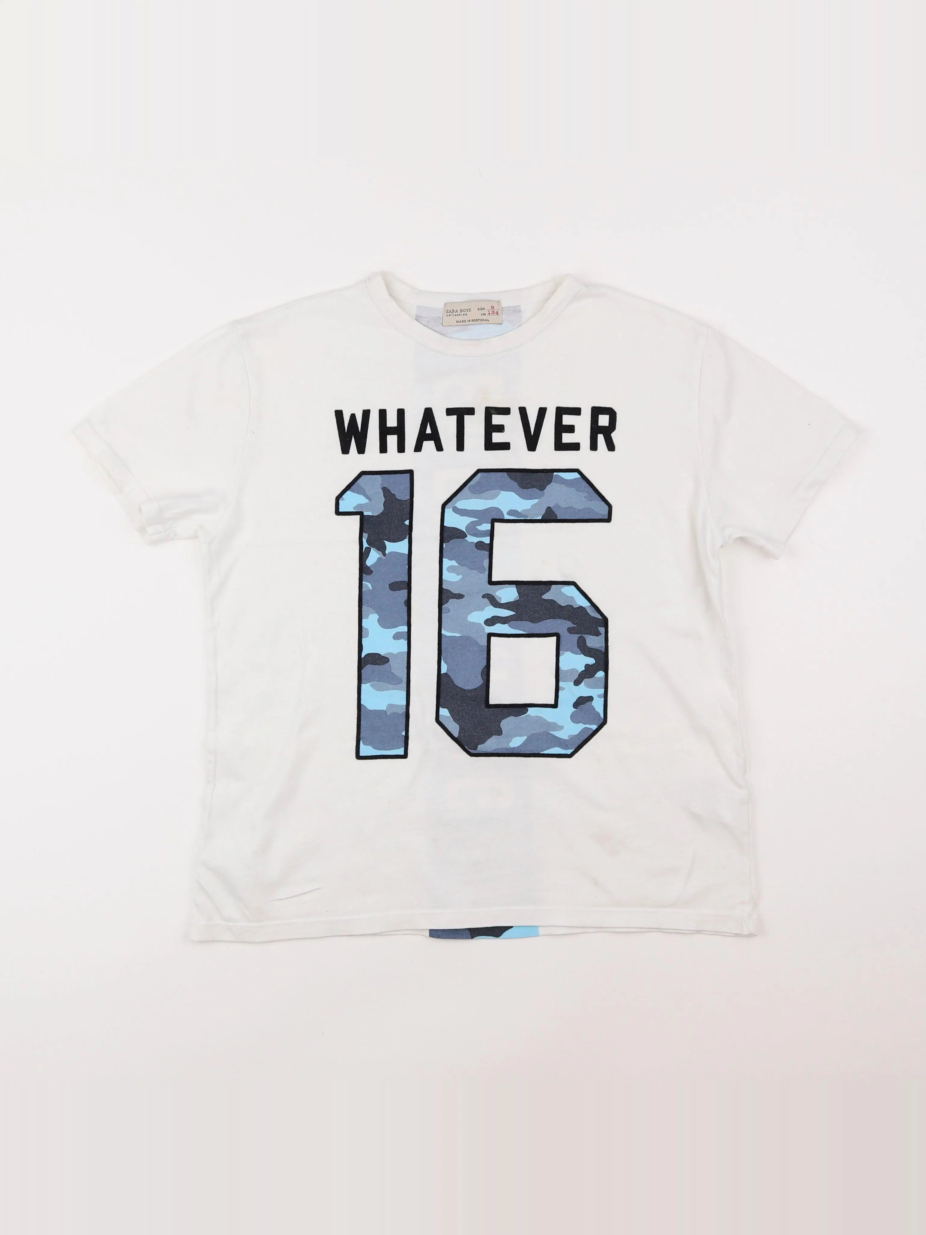 Zara - tee-shirt blanc - 9 ans