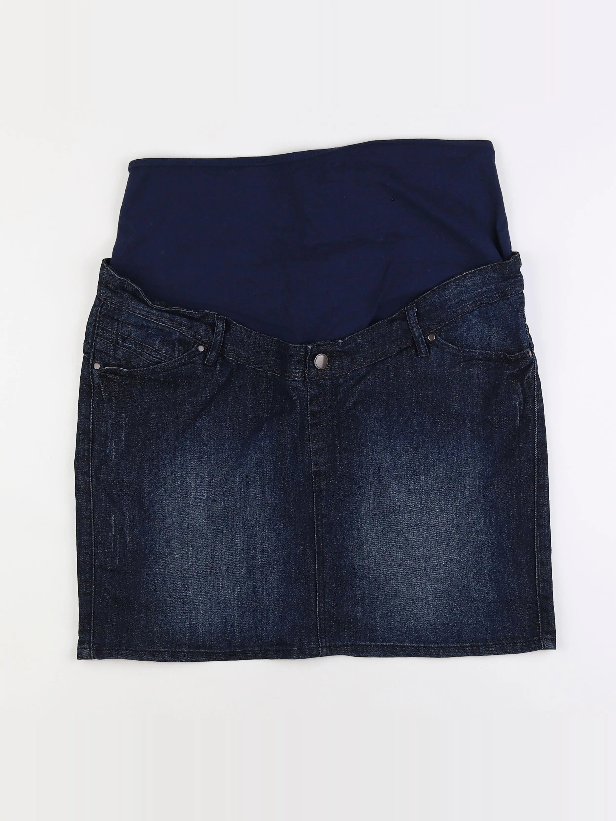 Kiabi - jupe grossesse bleu - 44