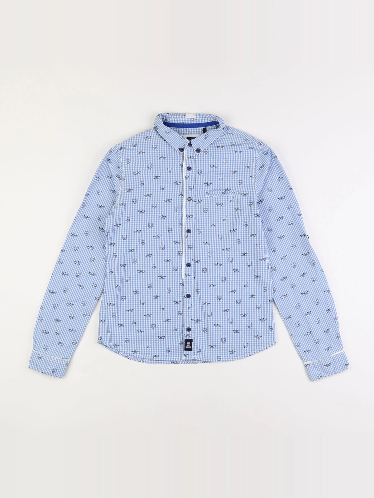 IKKS - chemise bleu - 12 ans