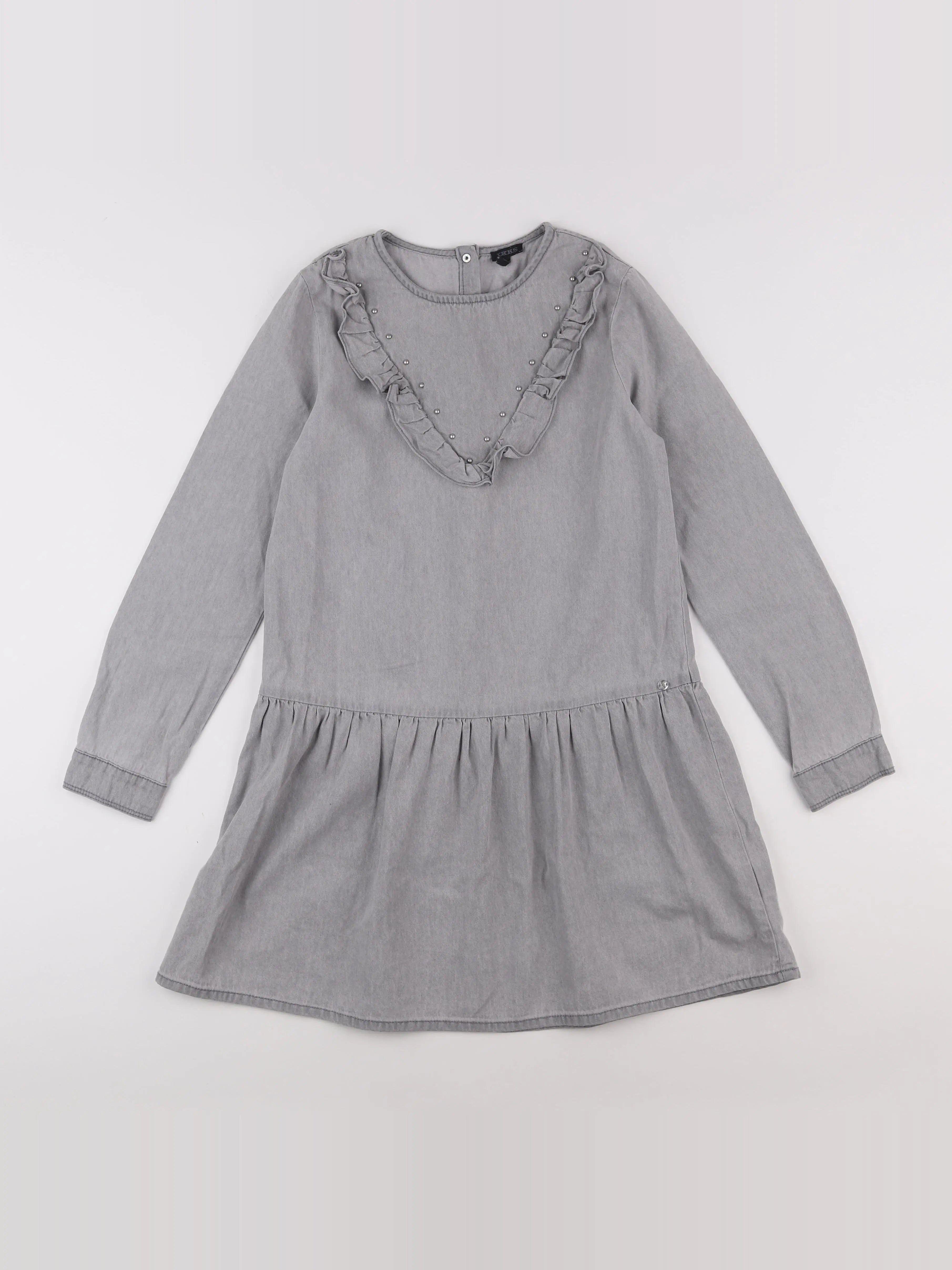 IKKS - robe gris - 12 ans