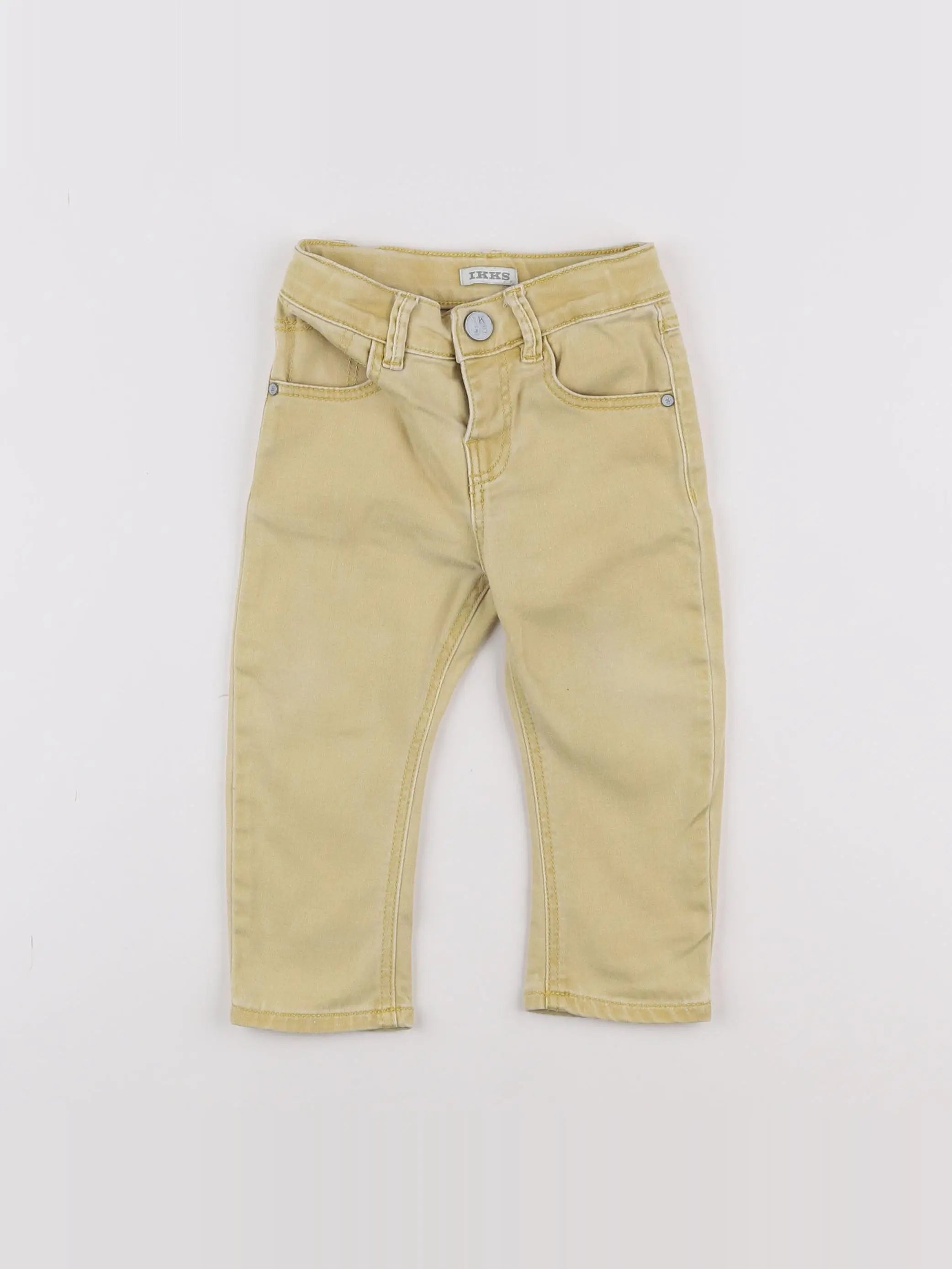 IKKS - pantalon jaune - 18 mois