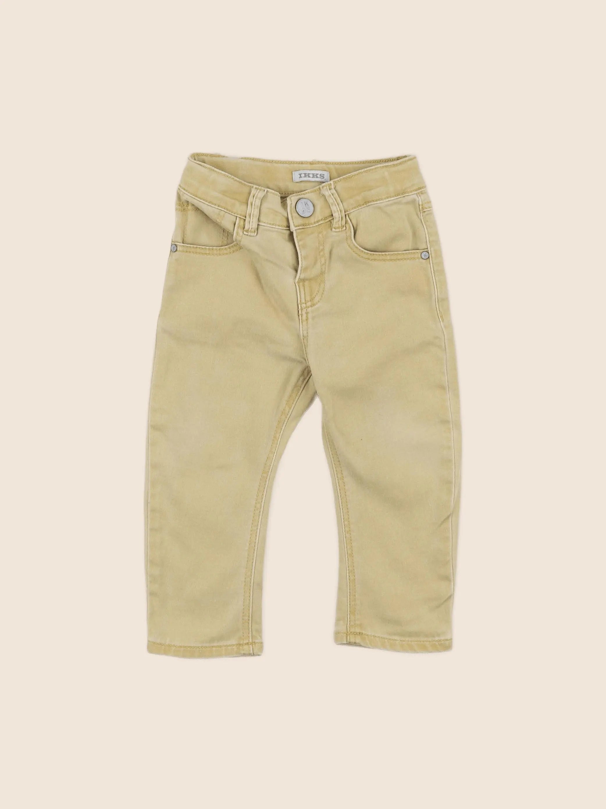 IKKS - pantalon jaune - 18 mois