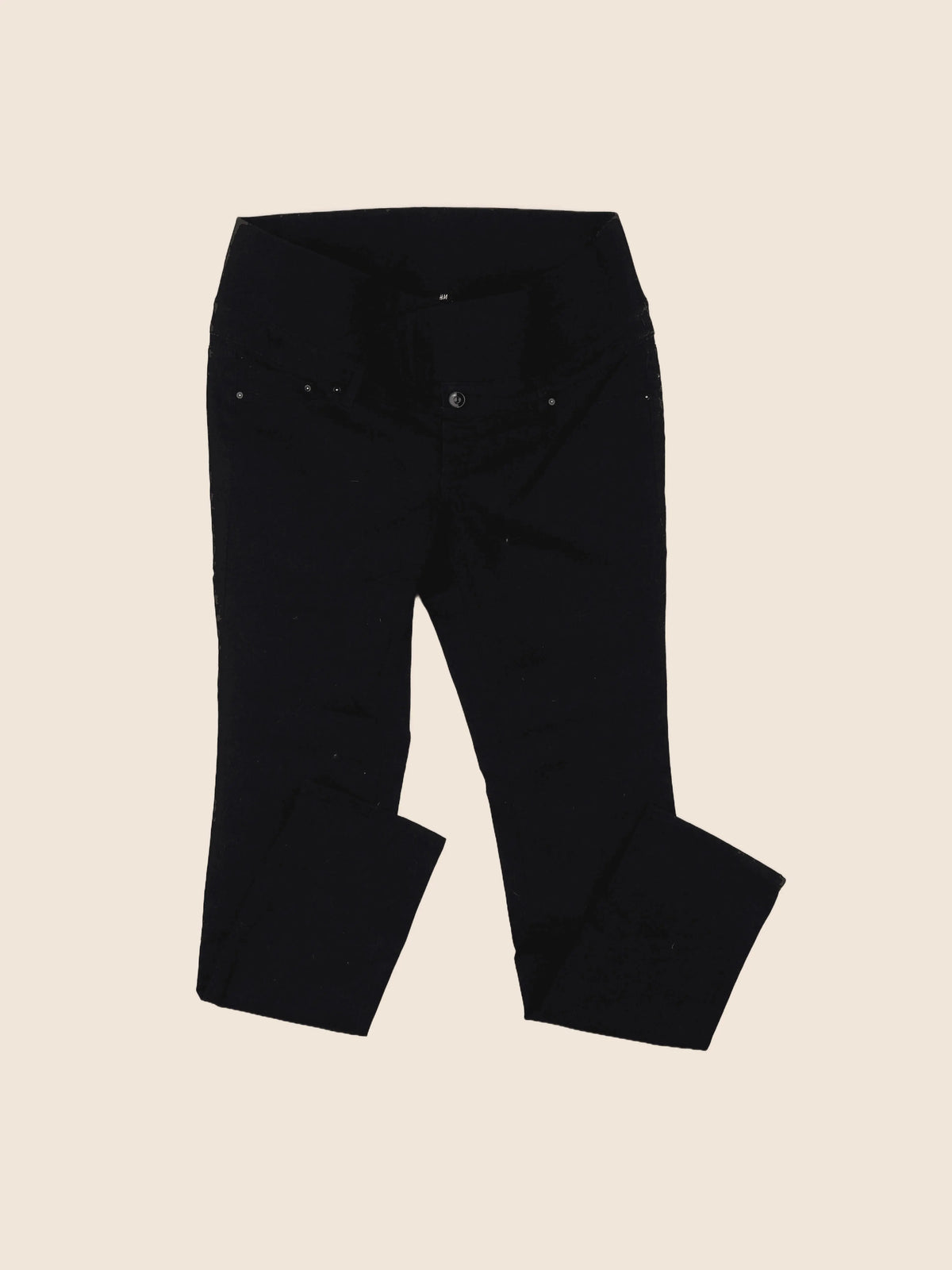 H&M - jean grossesse noir - 42