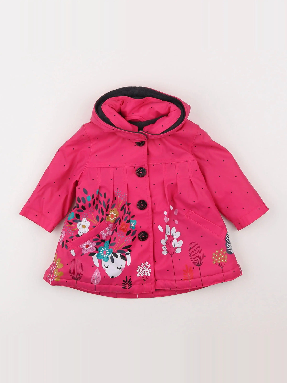 Catimini - imperméable rose - 6 mois