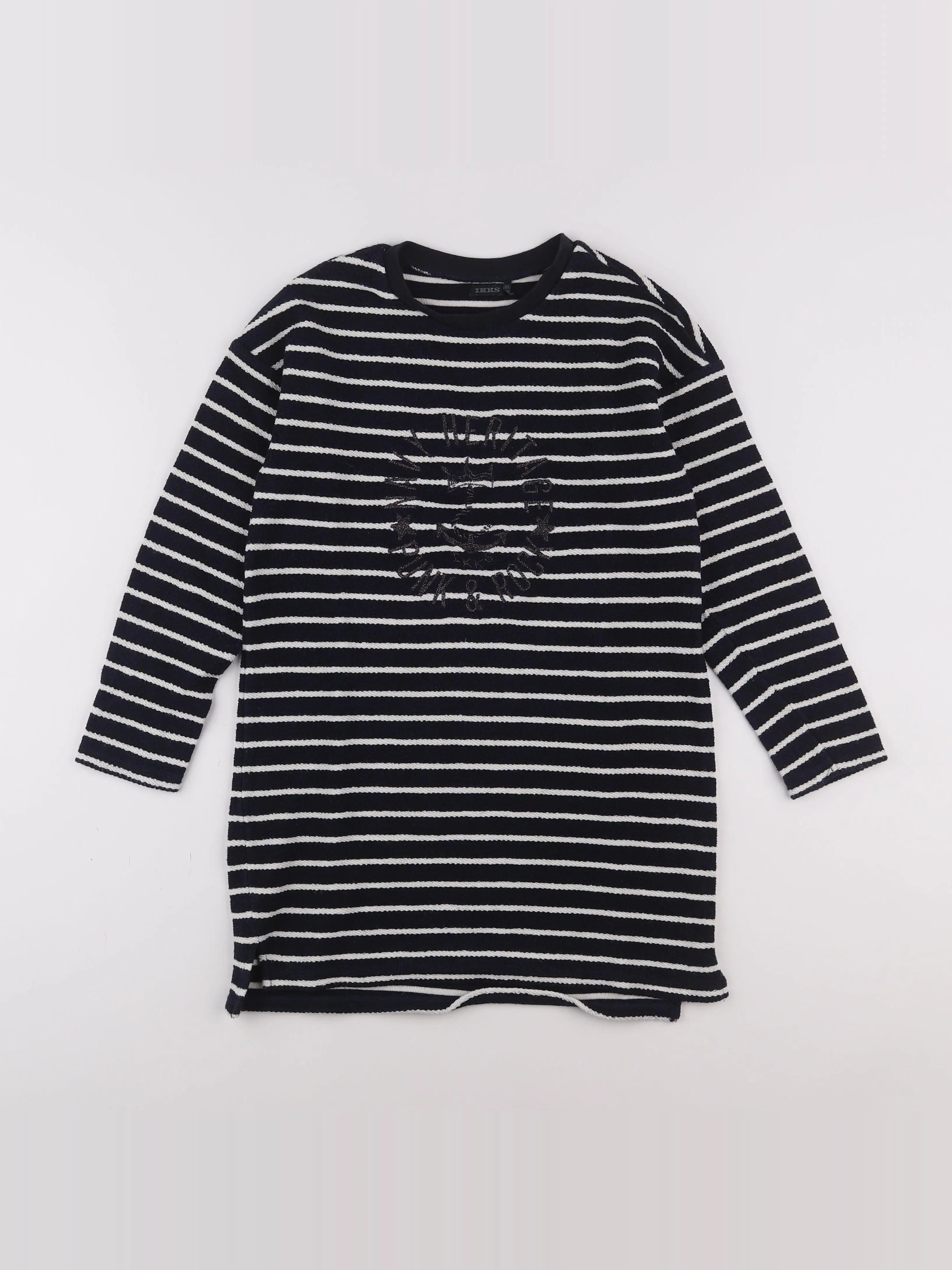 IKKS - robe bleu - 10 ans