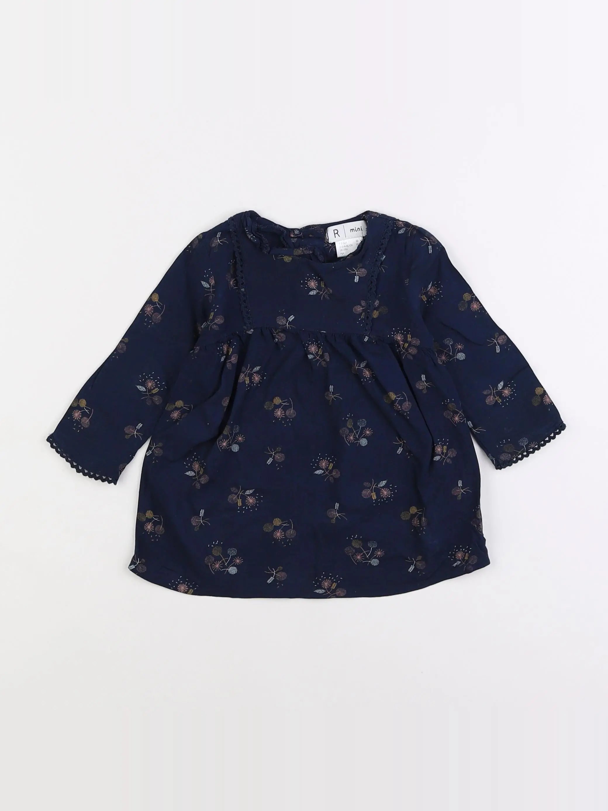 La Redoute - robe bleu - 3 mois