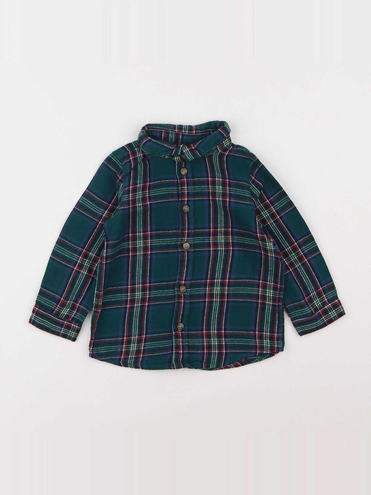 H&M - chemise vert - 12 mois