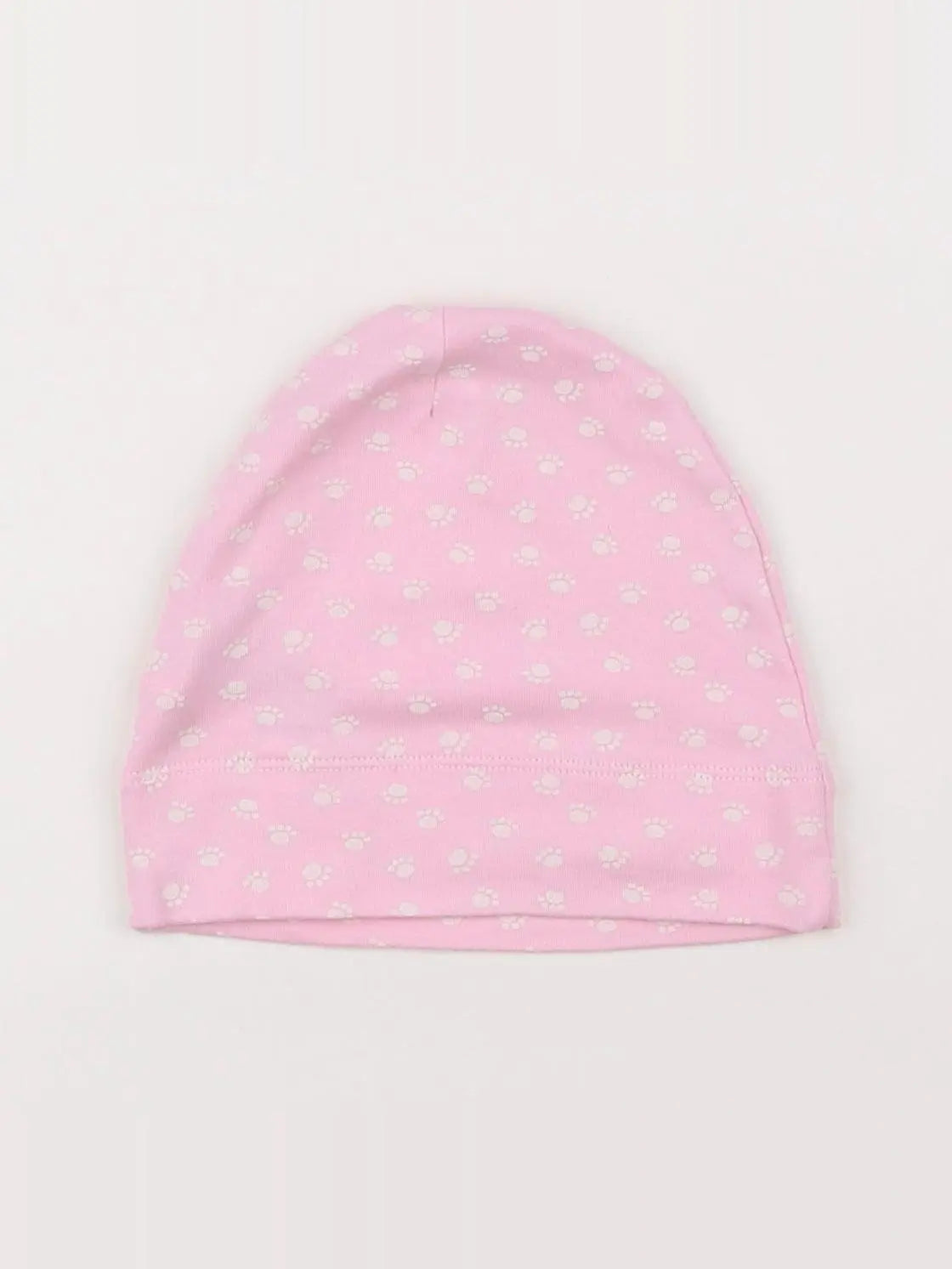 Benetton - bonnet rose - 18 mois à 2 ans