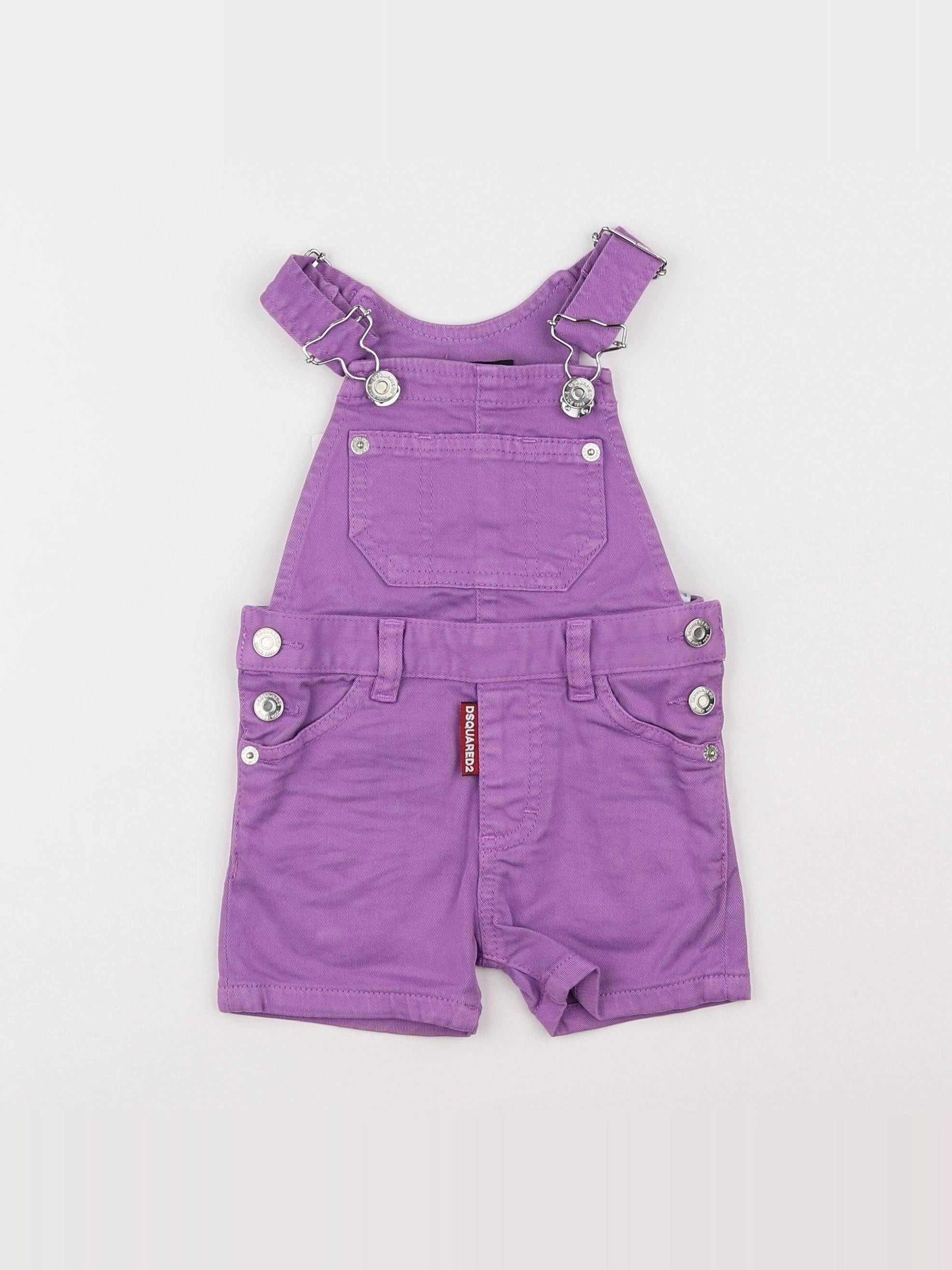 Dsquared2 - salopette violet - 9 mois